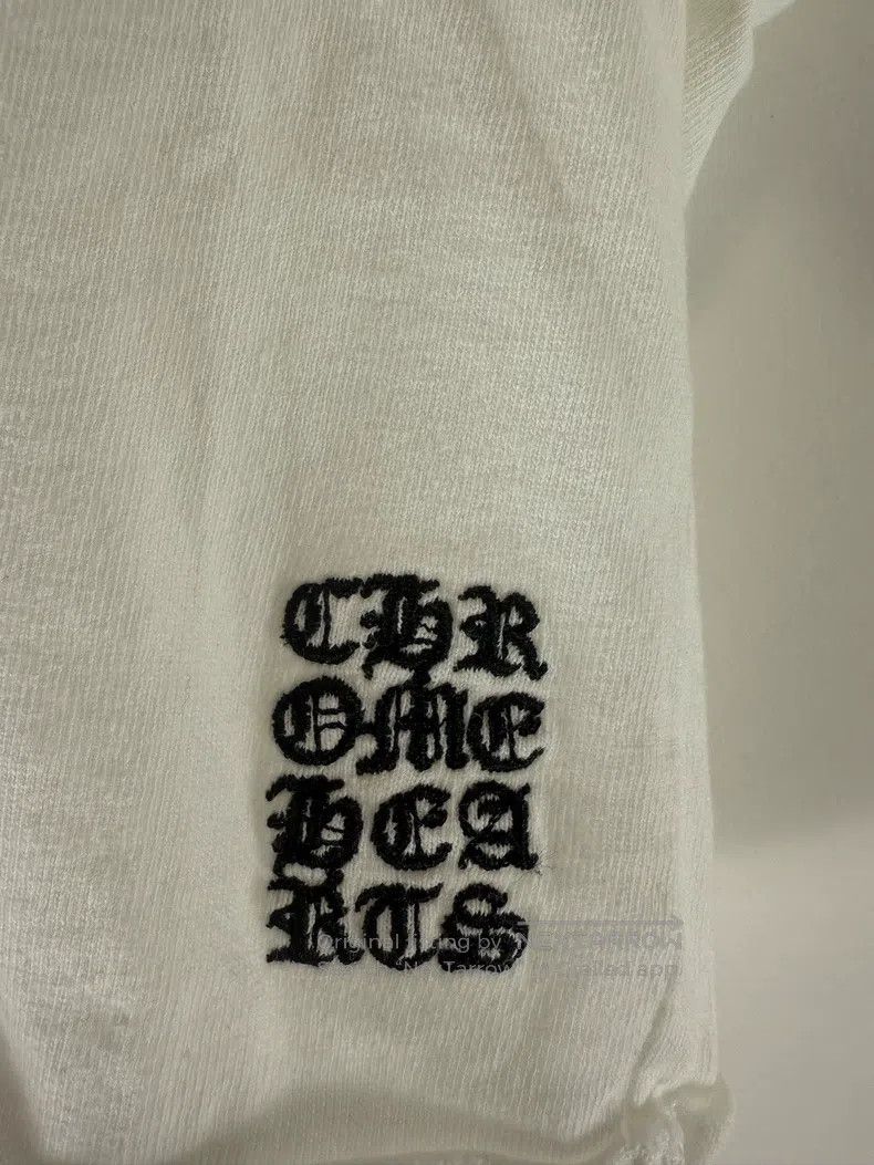Other CHROME HEARTS White Sanskrit Embroidered Short Sleeve Size S / US 4 / IT 40 - 4 Thumbnail