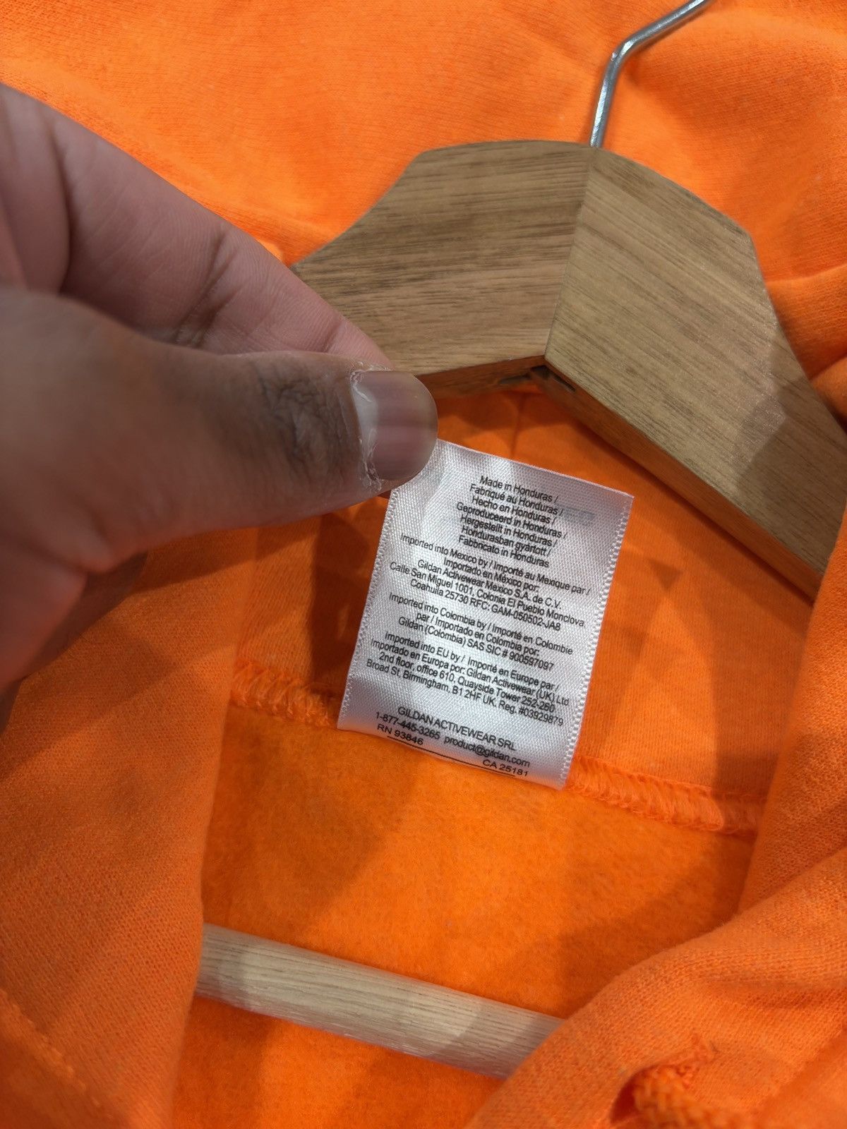 Kanye West Kanye West Pablo Toronto Hoodie Orange Size: XXL Size US XXL / EU 58 / 5 - 7 Thumbnail