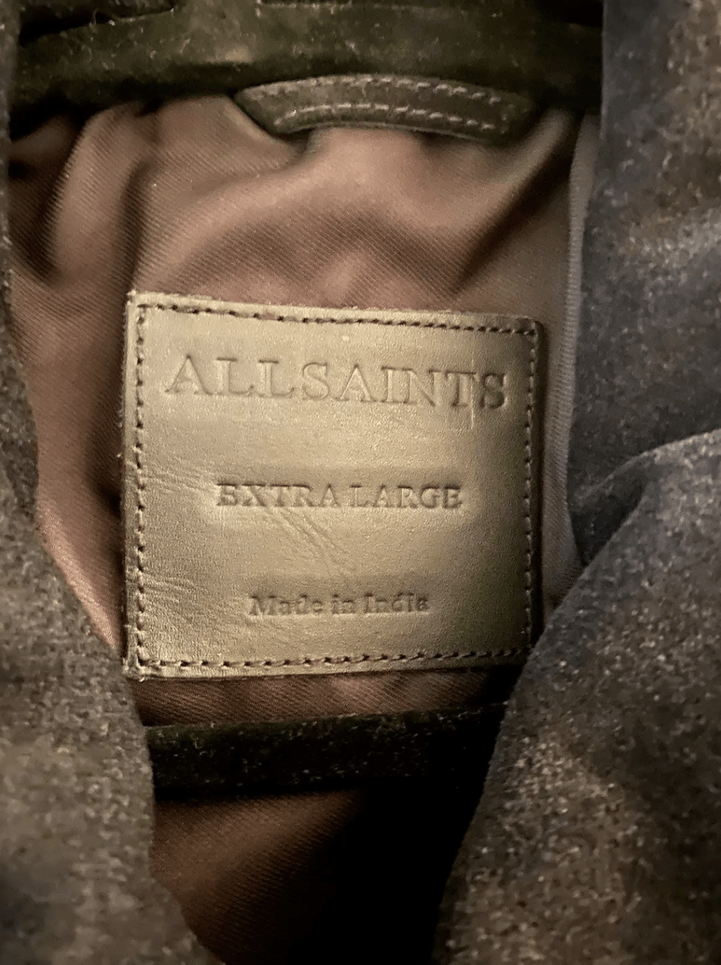 Allsaints All Saints Black Suede Leather Jacket (M/L Fit) Size US XL / EU 56 / 4 - 3 Thumbnail