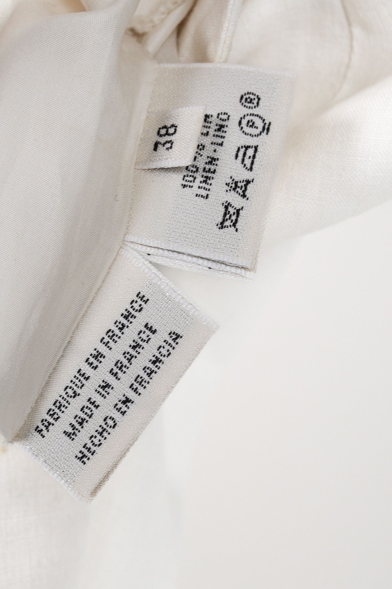 Hermes Hermes Vintage White Linen Sailor-Inspired Pant Size 27" / US 4 / IT 40 - 9 Thumbnail