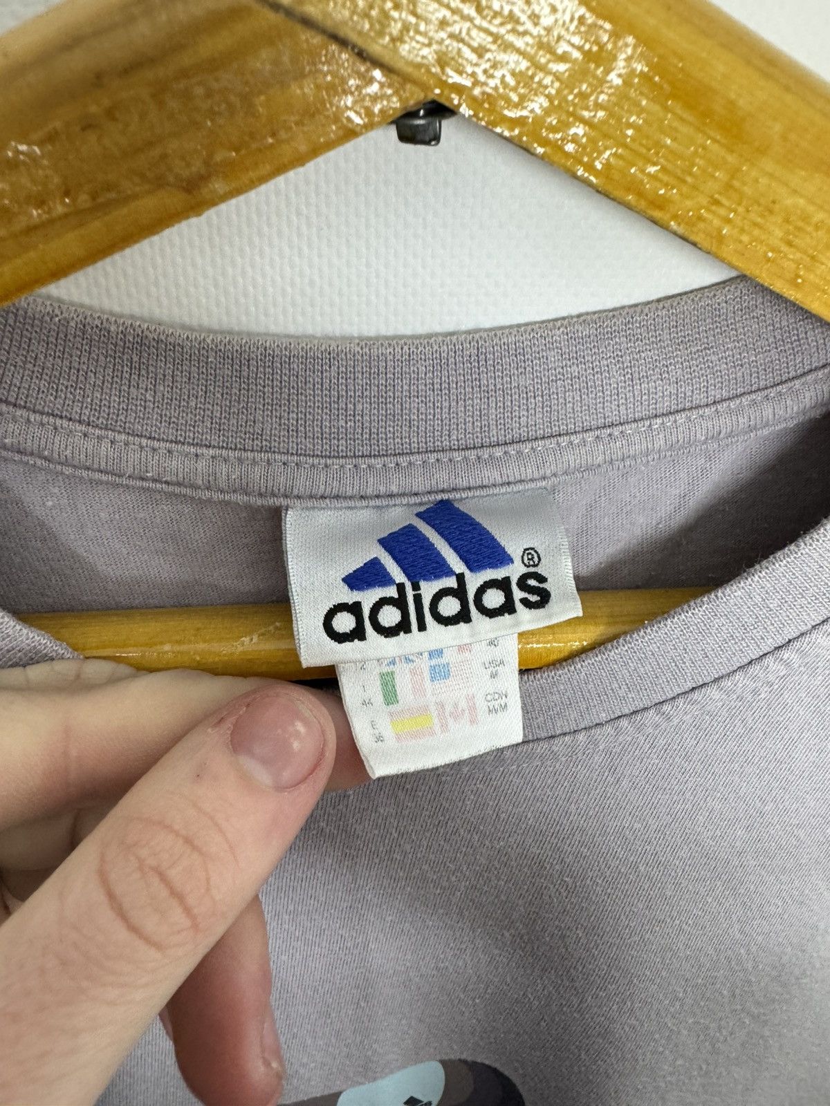 Adidas Vintage Adidas Logo T-Shirt 90’s Size M / US 6-8 / IT 42-44 - 8 Thumbnail
