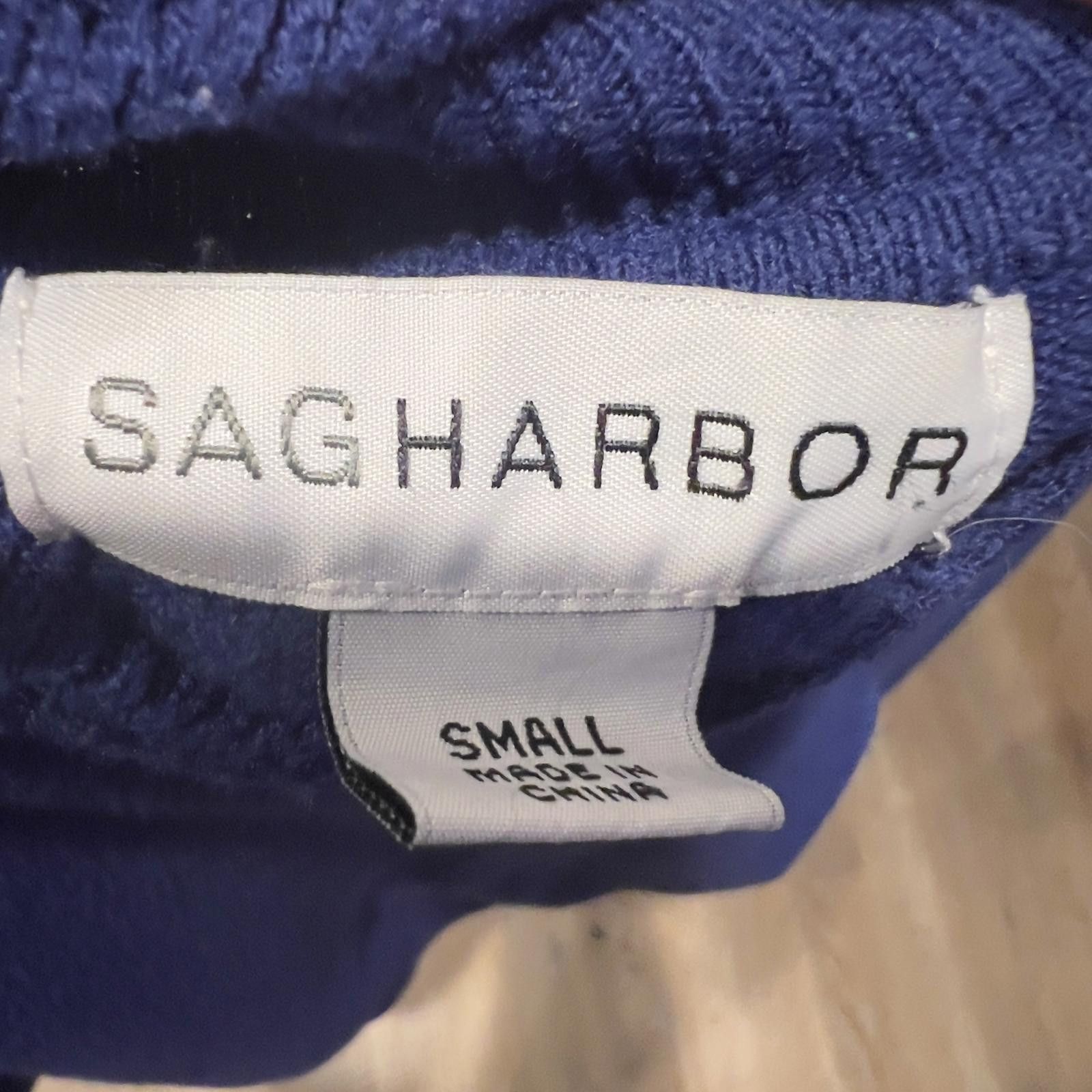 Other Sagharbor Classic Navy Blue Women's Turtleneck Sweater Size S / US 4 / IT 40 - 5 Thumbnail