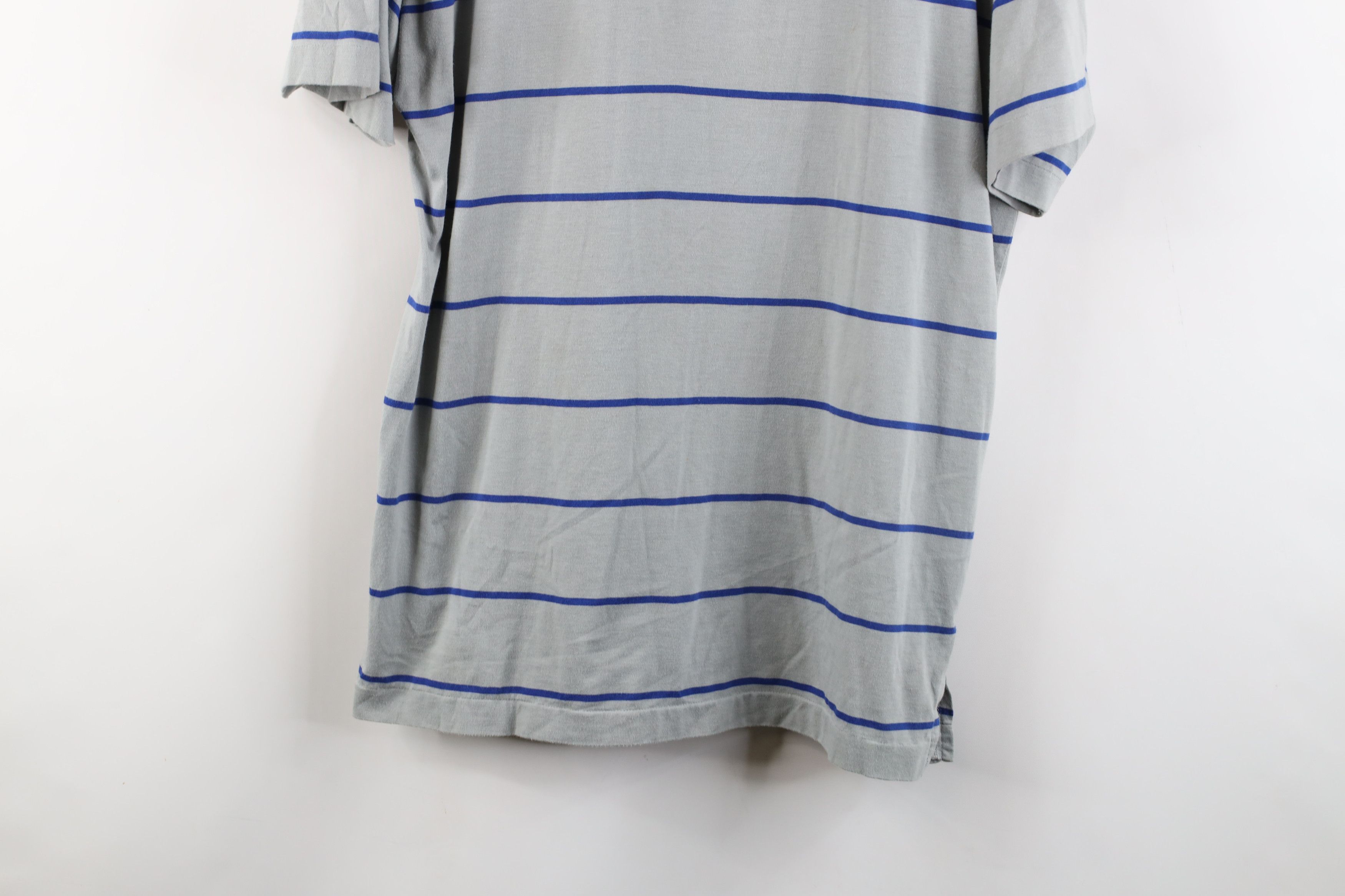 Vintage Vintage 90s Streetwear Striped Knit Collared Golf Polo Shirt Size US L / EU 52-54 / 3 - 3 Thumbnail