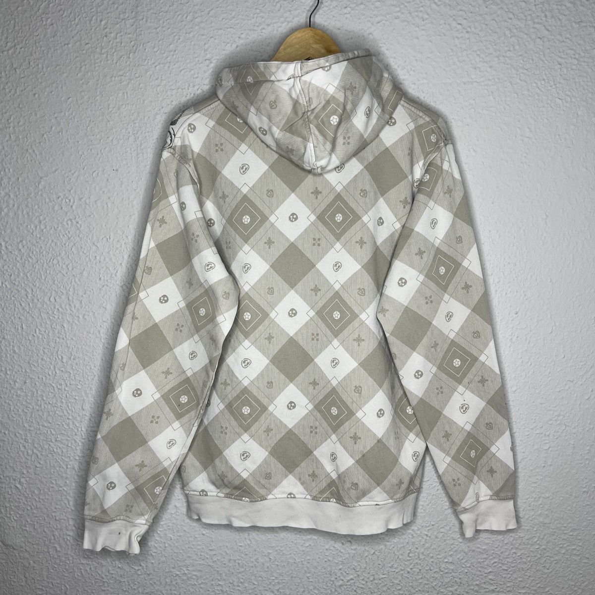 Billabong Vintage Y2K Billabong Beige Hoodie Skate Surf Full Print Size US M / EU 48-50 / 2 - 7 Thumbnail