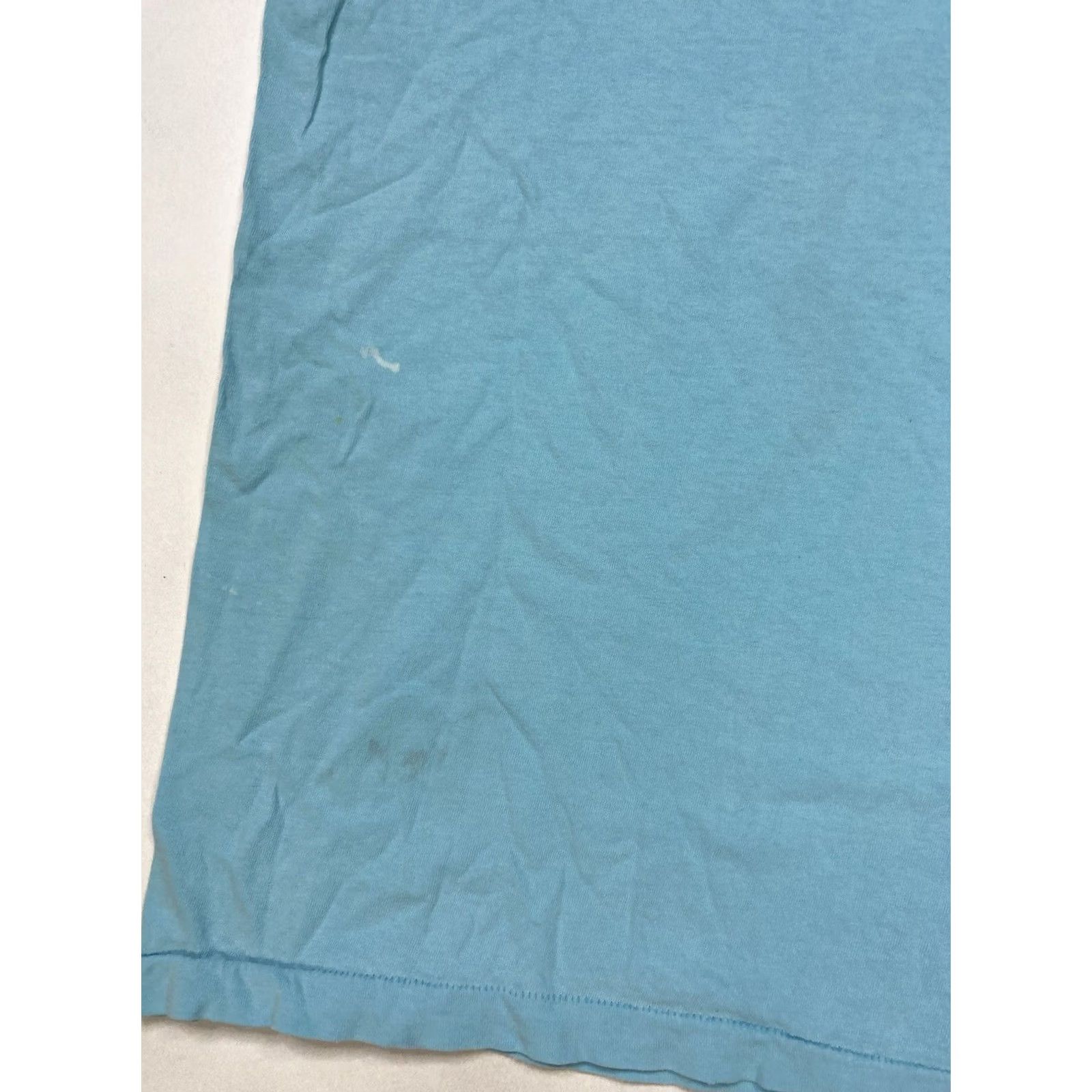 Fruit Of The Loom VINTAGE Fruit of the Loom Bermuda Fish Ocean Graphic T-shirt Men XL Aqua Blue 90s Single Stitch Mens Size US XL / EU 56 / 4 - 7 Thumbnail