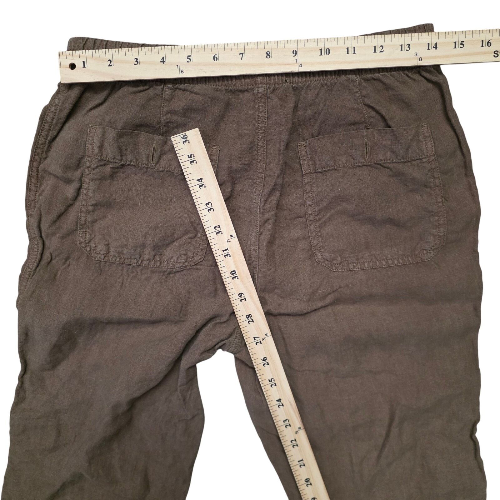 Todd Snyder Todd Snyder Italian Linen Pants Men XS Brown Casual Size US 28 / EU 44 - 5 Thumbnail