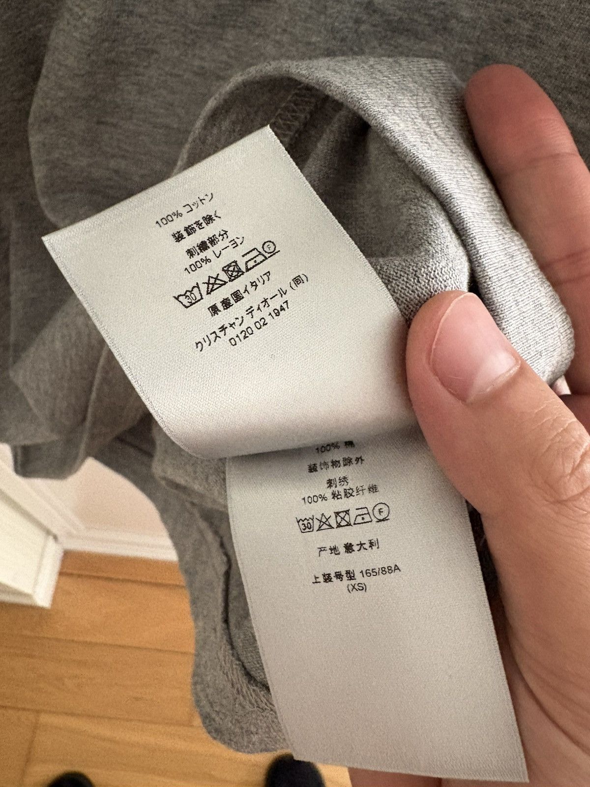 Dior Embroidered Logo T-shirt Size US XS / EU 42 / 0 - 5 Thumbnail