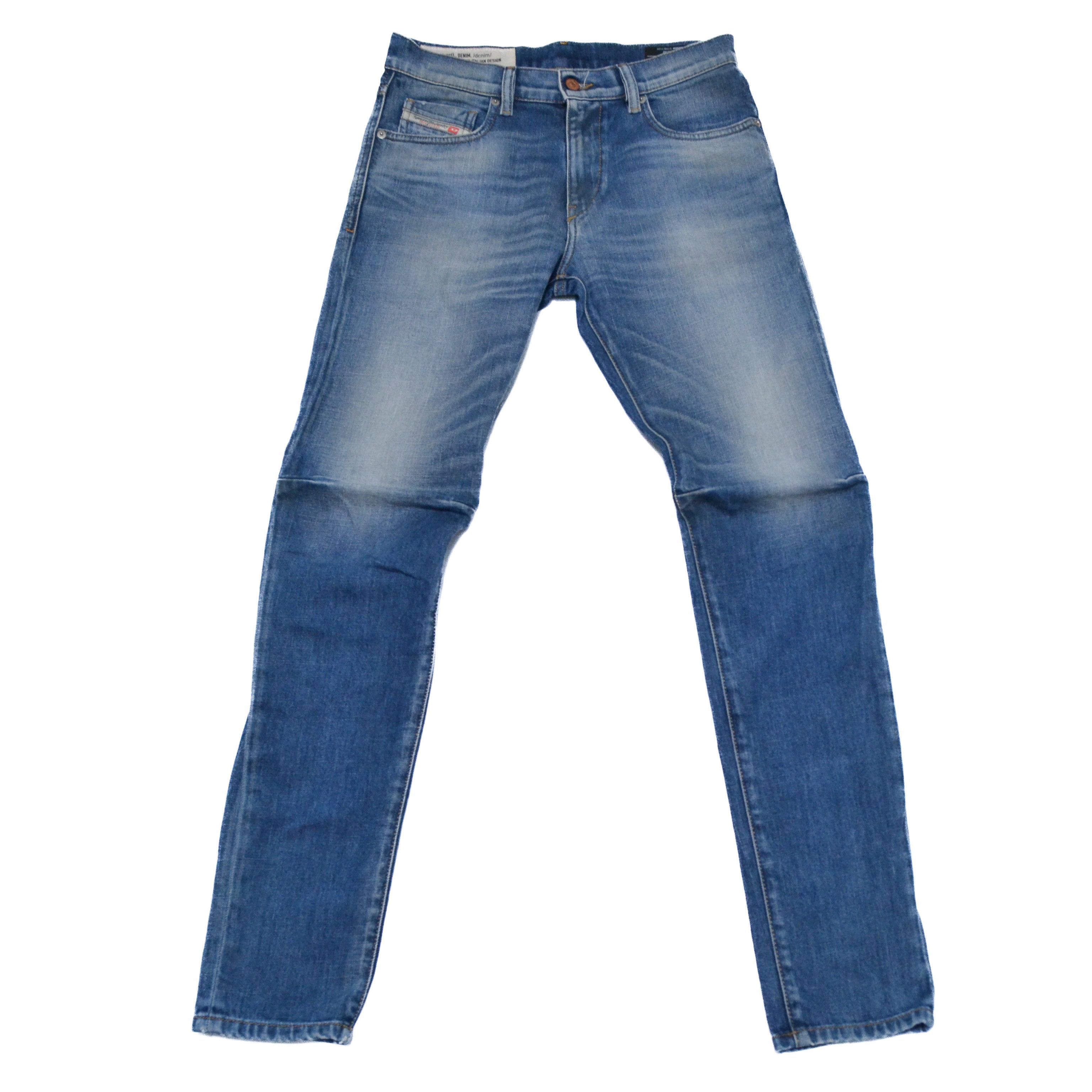Diesel Diesel D-Strukt Slim 009HH Stretch Men’s Blue Jeans Size US 29 - 1 Thumbnail