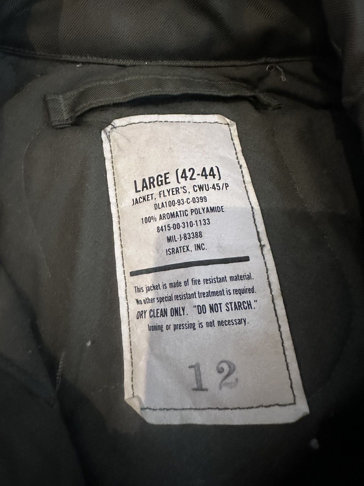 Other US Air Force bomber jacket Isratex Size US L / EU 52-54 / 3 - 3 Thumbnail