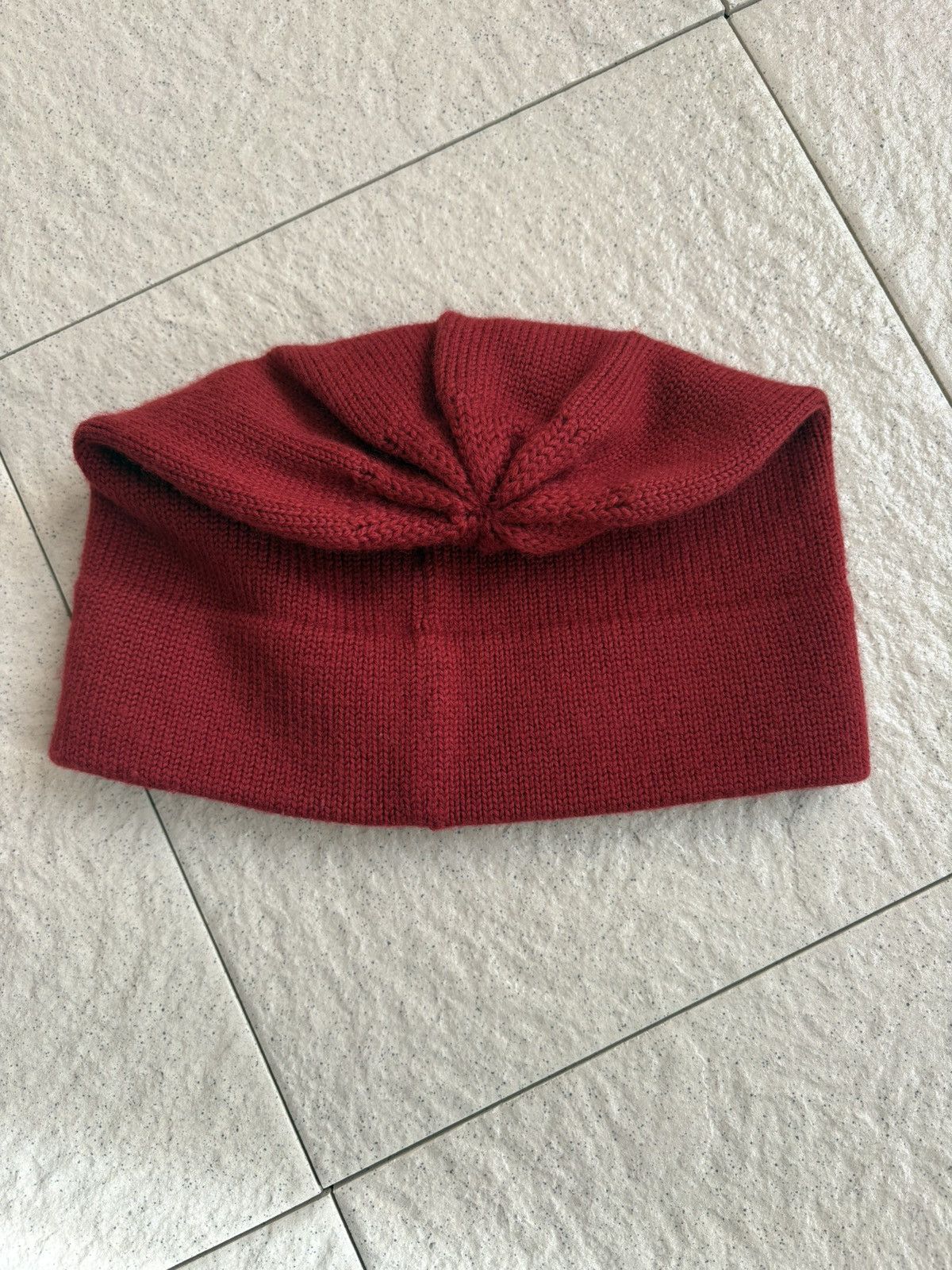 Polo Ralph Lauren Vintage 90s Polo Ralph Lauren USA Flag Beanie Red Knit Hat Size ONE SIZE - 5 Thumbnail