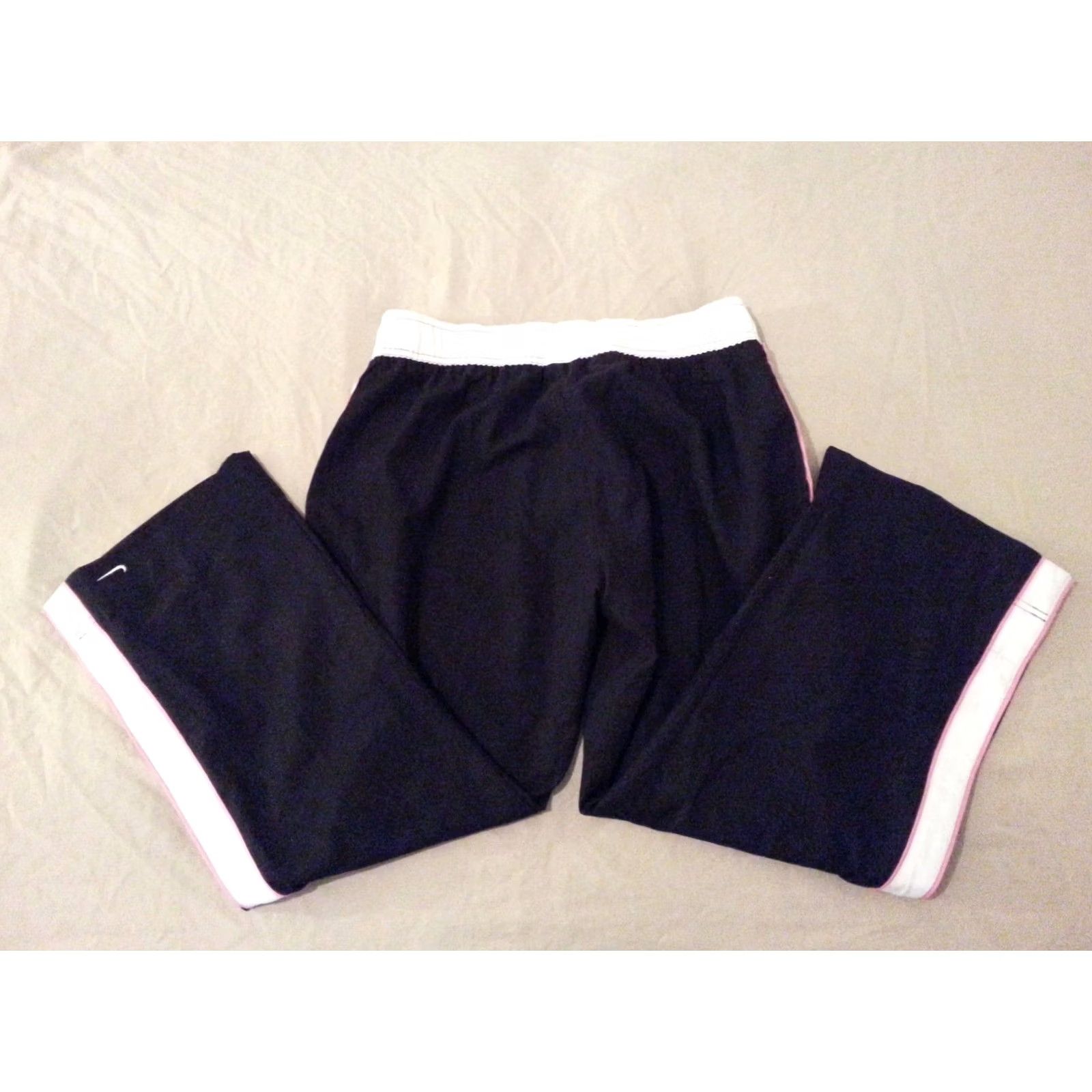 Nike Nike Pants Womens M Black Athletic Gym Workout Size 32" / US 10 / IT 46 - 2 Thumbnail