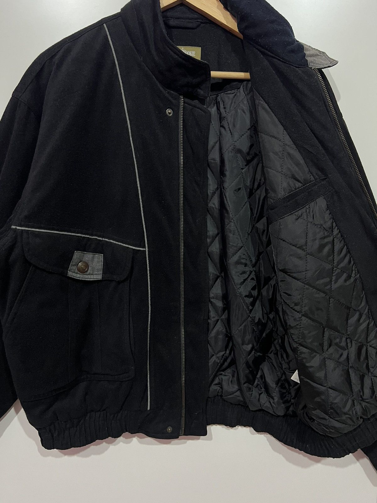 Japanese Brand 🔥 WOOL SAFARI ROOKIE BOMBER MULTIPOCKET - L Size US L / EU 52-54 / 3 - 7 Thumbnail