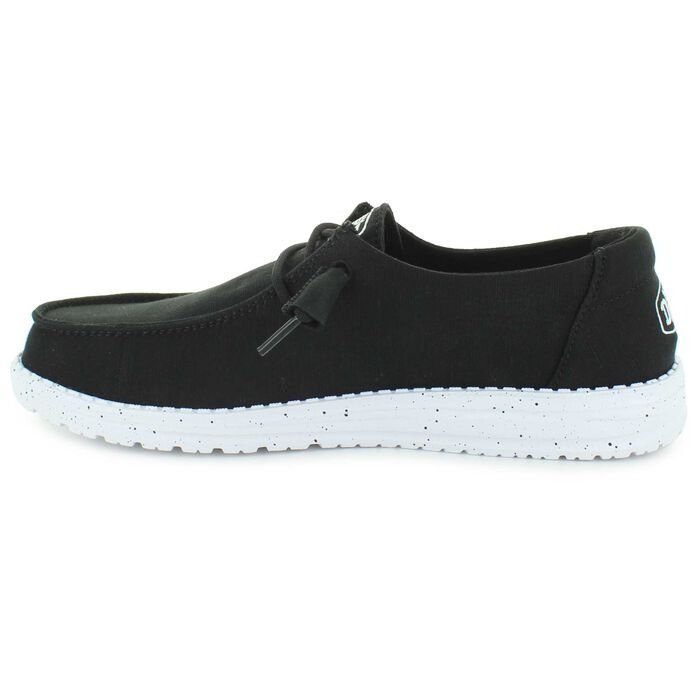 Other NWT Hey Dude Women's 10 Wendy Slub Black Canvas Casual Sneak Size US 10 / IT 40 - 12 Thumbnail