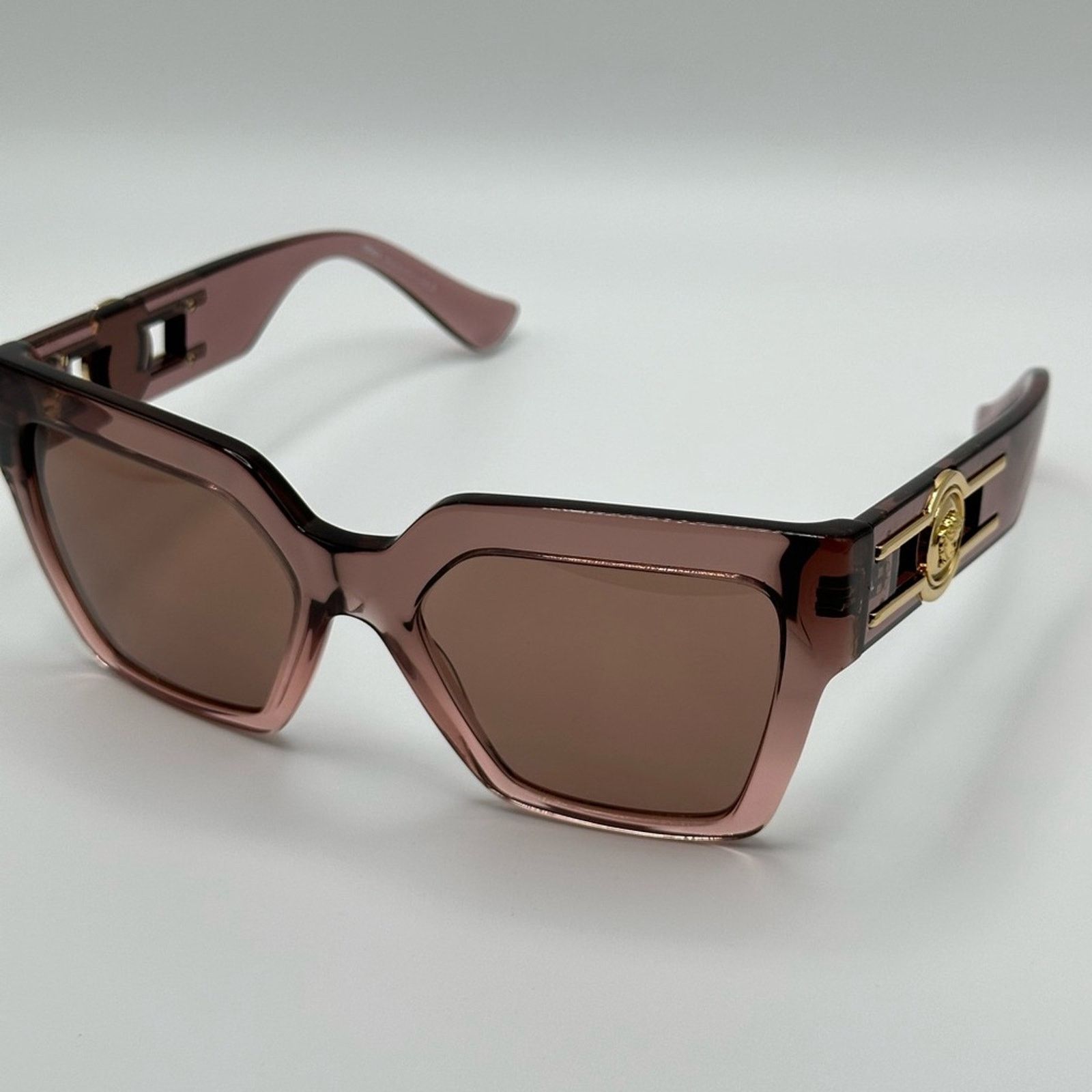 Versace NEW VERSACE VE4458 543573 Brown Transparent Light Brown Size ONE SIZE - 6 Thumbnail