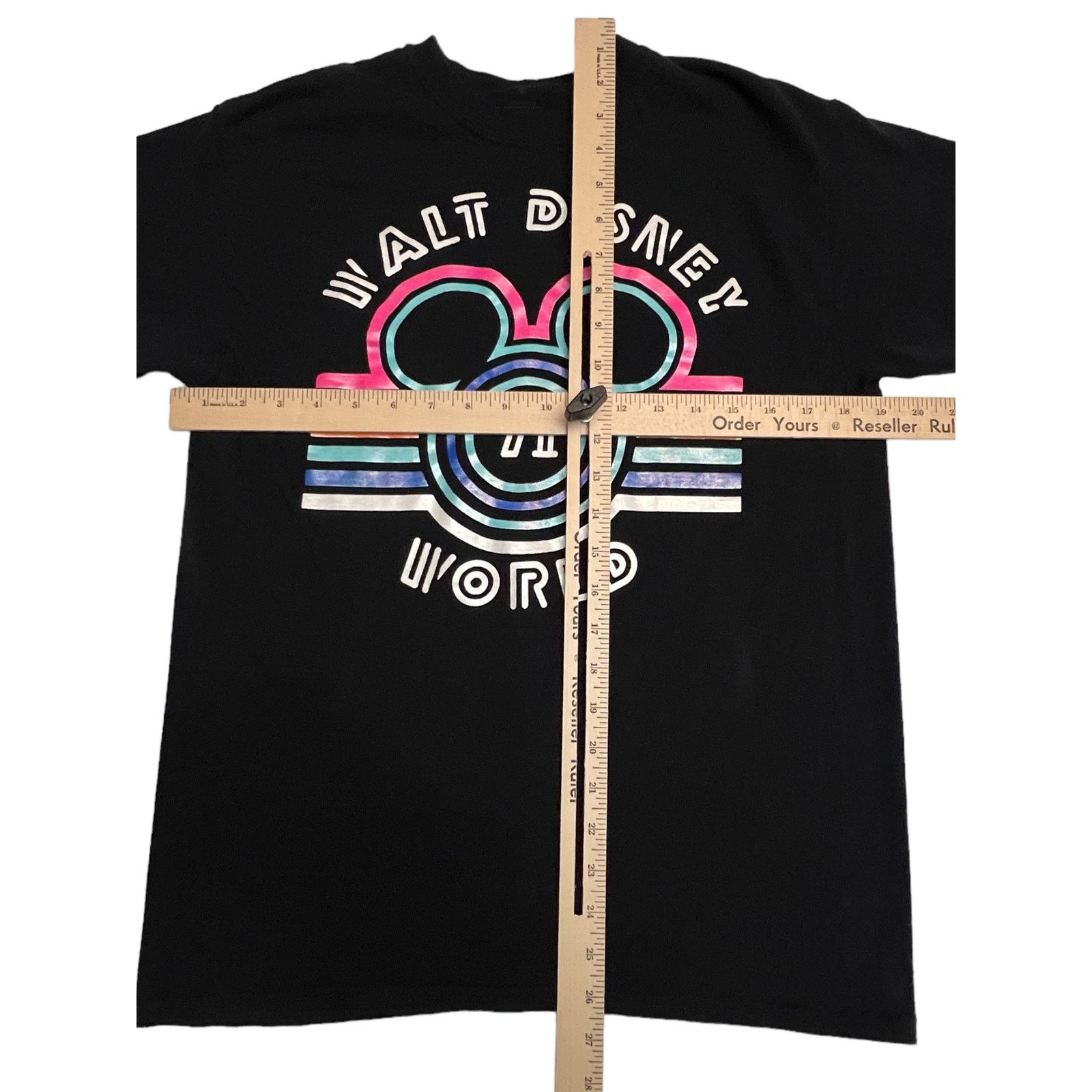 Disney Retro Walt Disney World T-Shirt 71 Logo Mickey Mouse Black Size US M / EU 48-50 / 2 - 7 Thumbnail