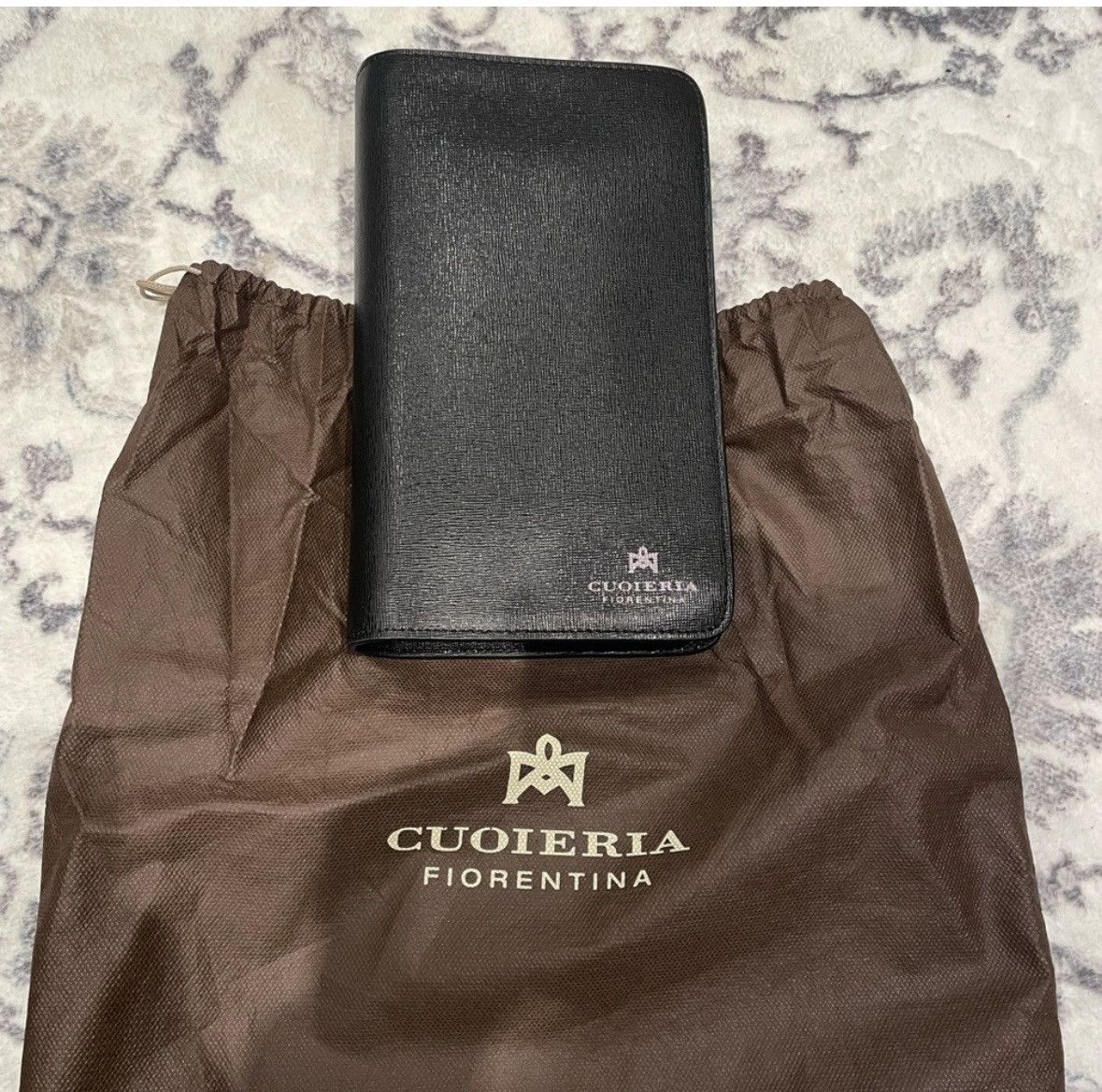 Designer cuoieria fiorentina NWT Leather Zip Carryall Clutch Wallet Size ONE SIZE - 1 Thumbnail