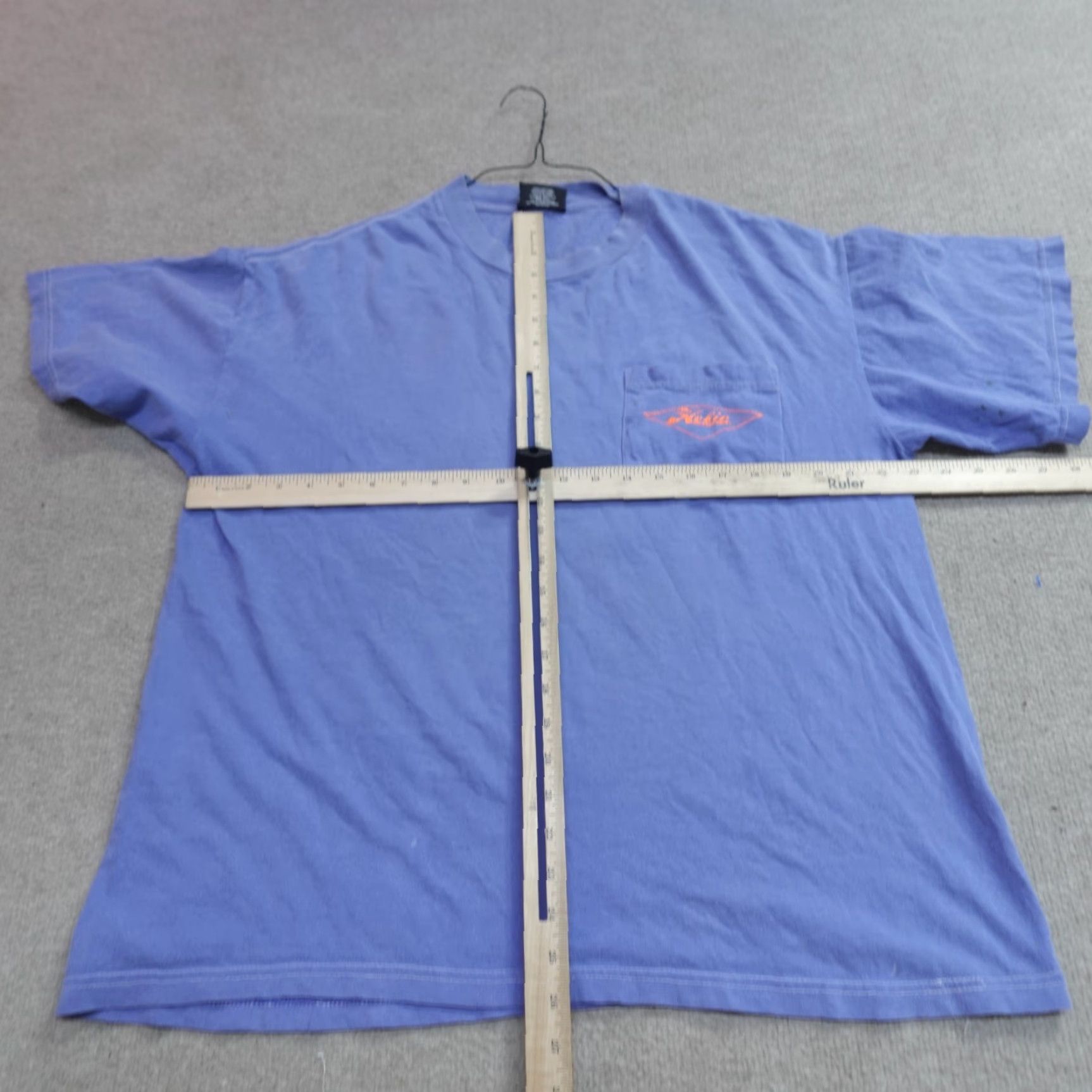 Vintage VINTAGE American Vintage Hobie Shirt T-Shirt Short Sleeve Crew Neck Double-Sided Graphic Print Blue L Mens Size US L / EU 52-54 / 3 - 3 Thumbnail