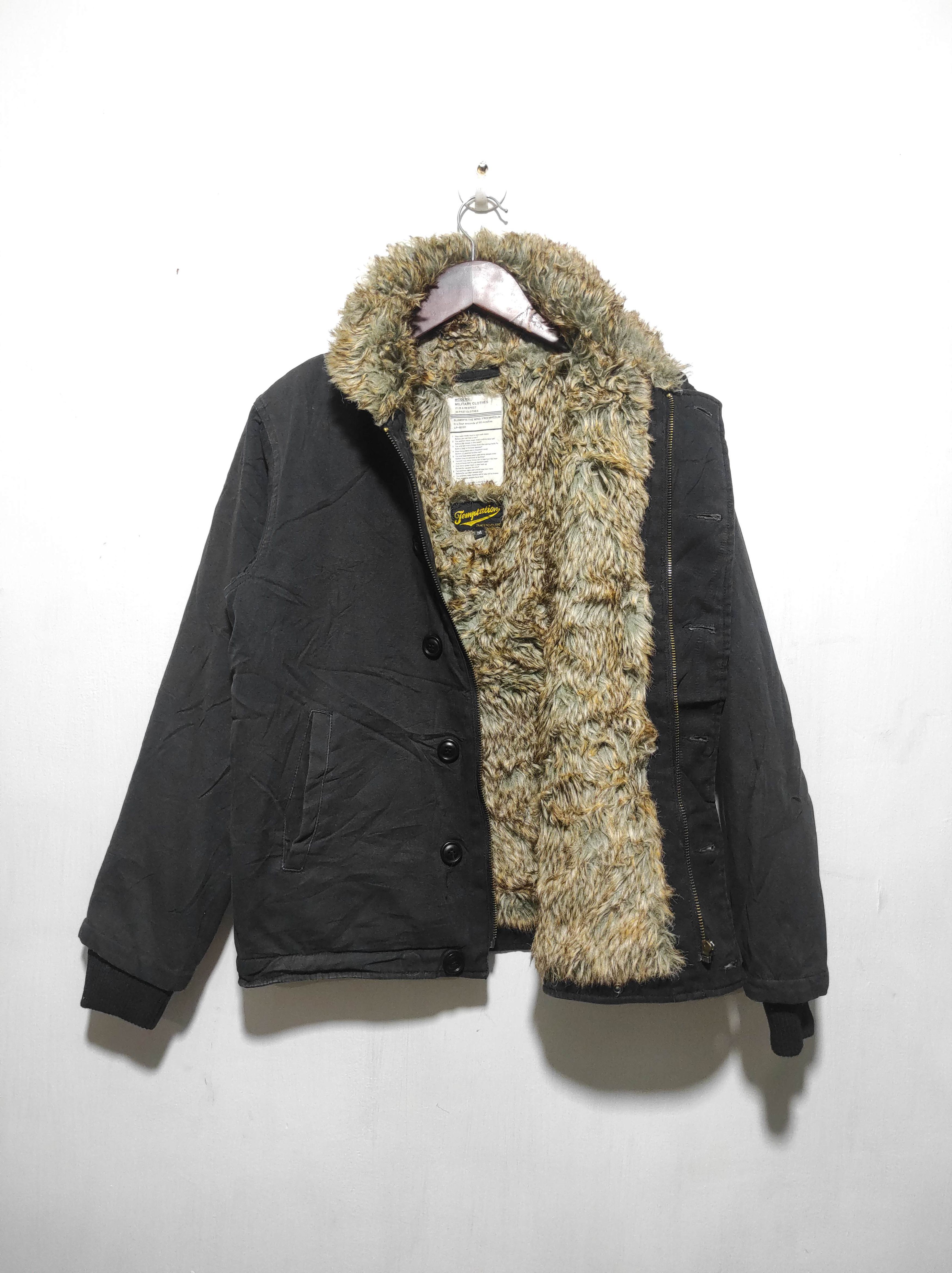 If Six Was Nine Temptation Japan N1 Deck fur Jacket Size US M / EU 48-50 / 2 - 2 Thumbnail
