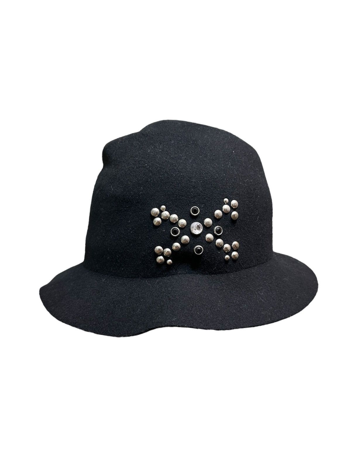 KMRii × PPFM PPFM Vintage Studded Rhinestone Fedora Hats Size ONE SIZE - 3 Thumbnail