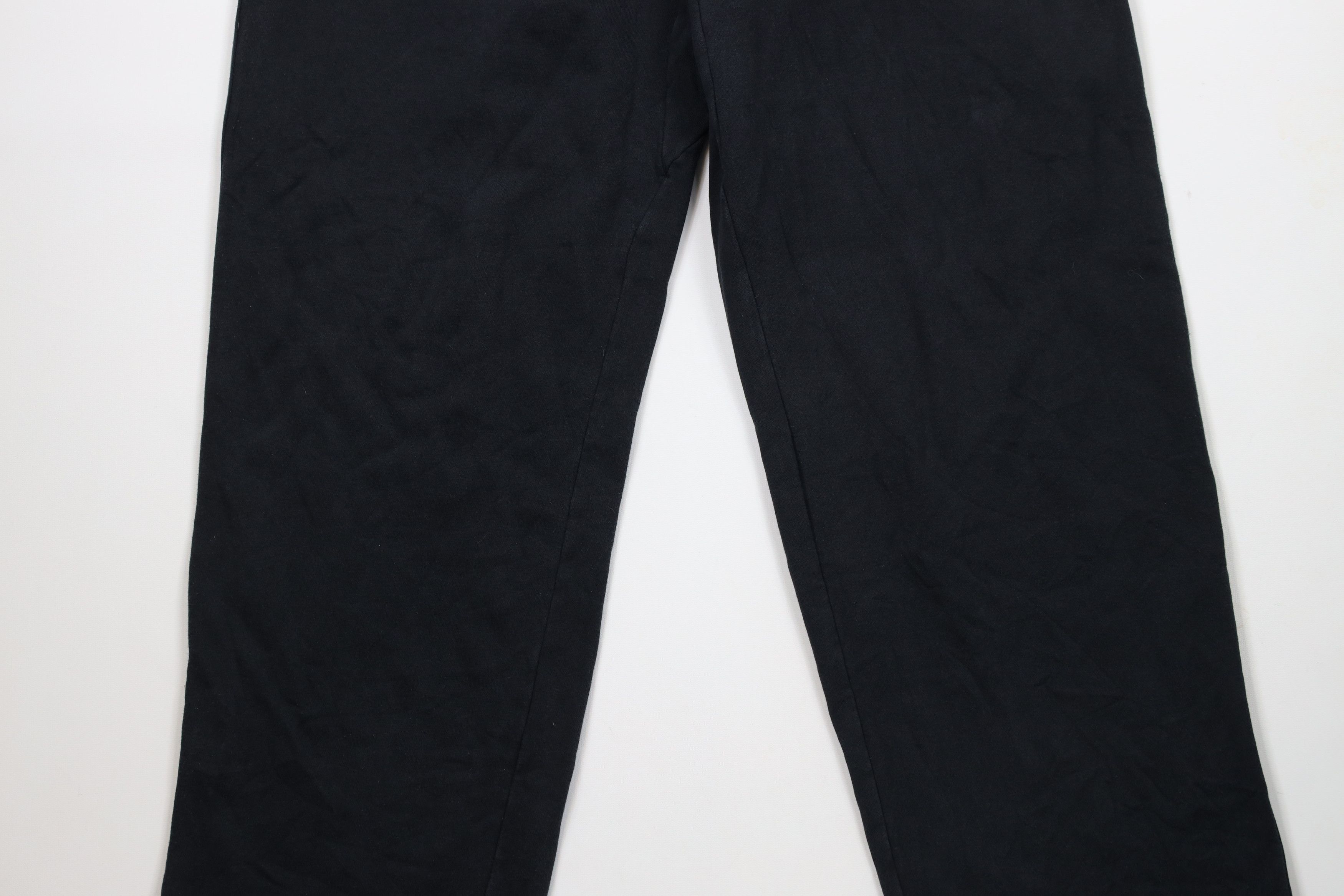 Nike × Vintage Vintage Nike Scott Mini Swoosh Wide Leg Sweatpants Black Size US 40 / EU 56 - 3 Thumbnail