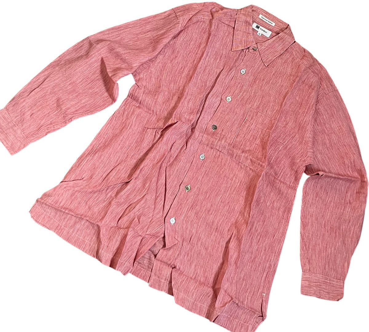 Issey Miyake Issey miyake imported fabric flowy red button up shirt Size US M / EU 48-50 / 2 - 2 Thumbnail
