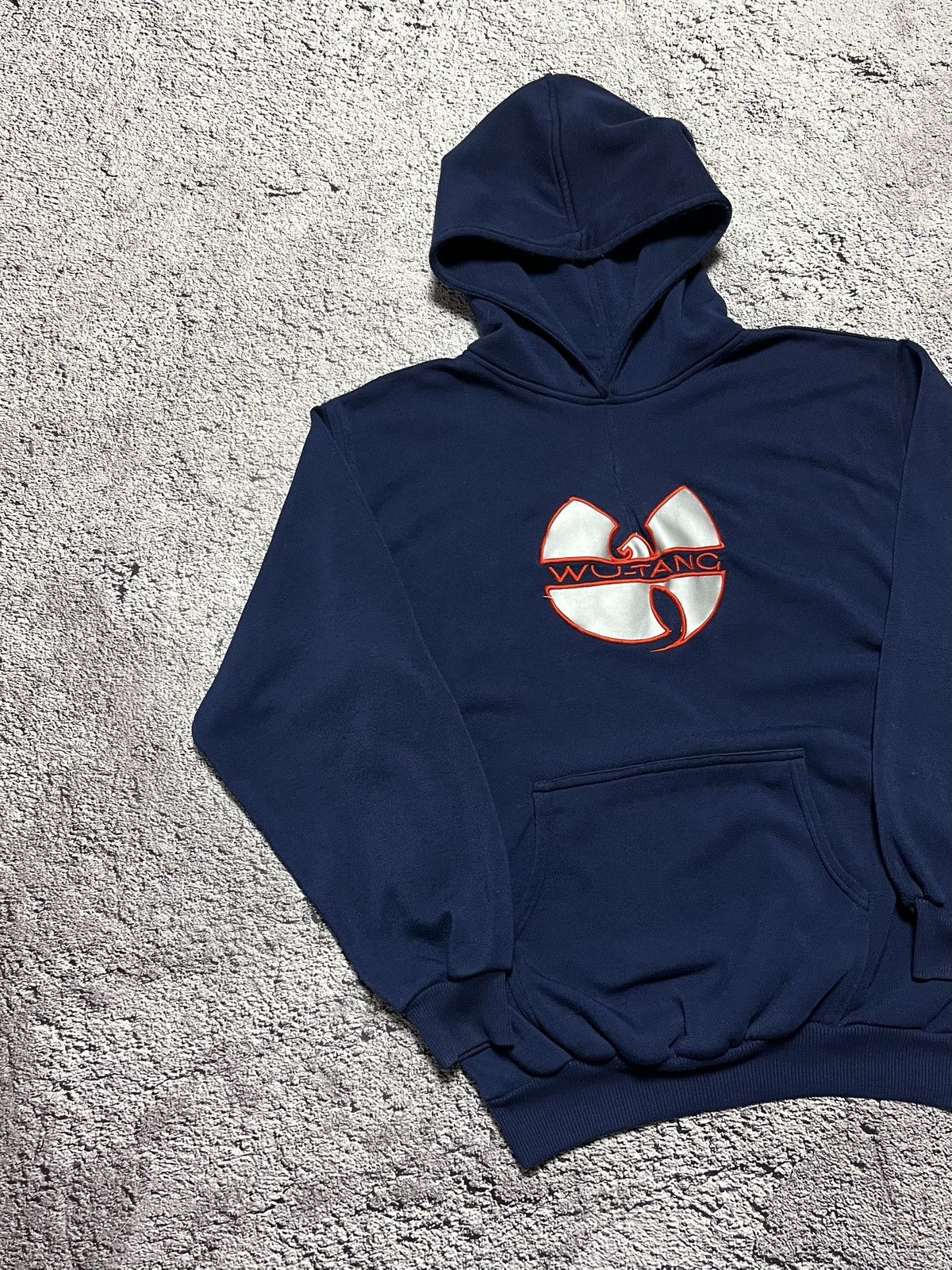Wu-Tang Clan Vintage Wu-Tang Clan Hoodie Big Logo Navy Size 2XL Size US XXL / EU 58 / 5 - 3 Thumbnail
