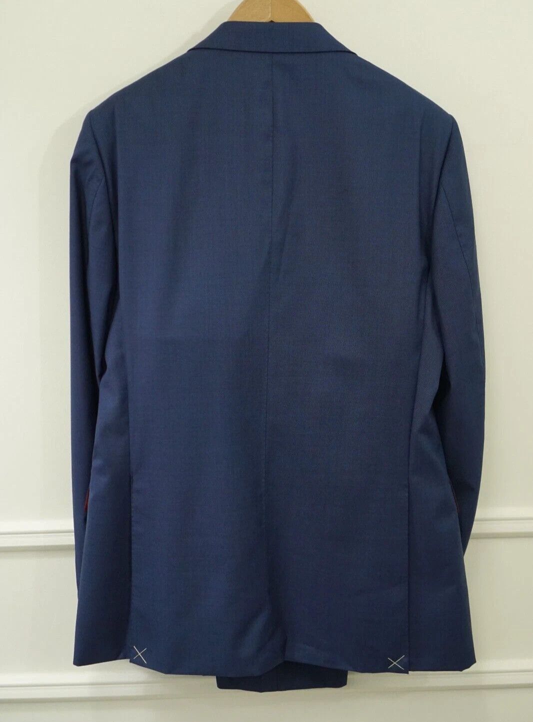 Suitsupply Men Suitsupply Suit Lazio Blue Vitale Barberis 110's US46L Size 46L - 2 Thumbnail