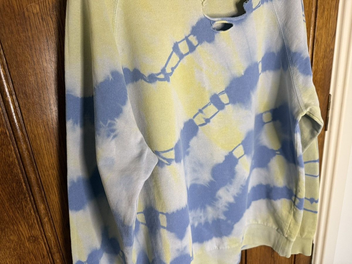 Saint Laurent Paris SS16 Saint Laurent tie dye thrashed sweater crew Hedi grail Size US L / EU 52-54 / 3 - 11 Thumbnail