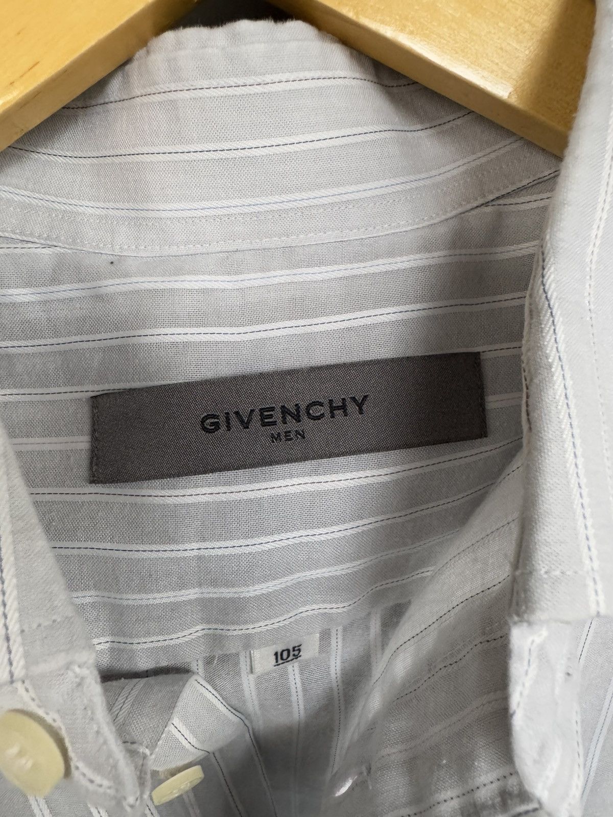 Givenchy GIVENCHY MEN STRIPE LONG SHIRT Size US XL / EU 56 / 4 - 7 Thumbnail