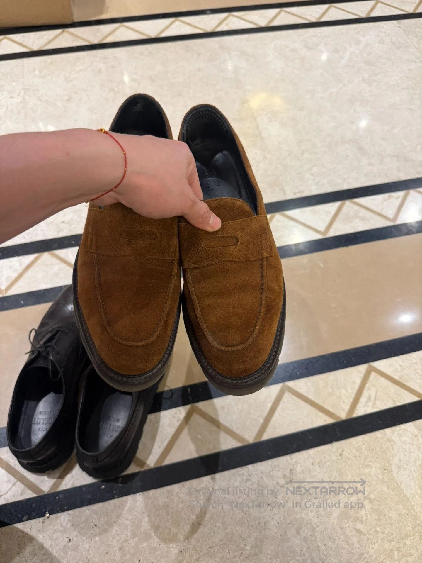 John Lobb John Lobb Brown Suede Loafers. Size US 10.5 / EU 43-44 - 7 Thumbnail
