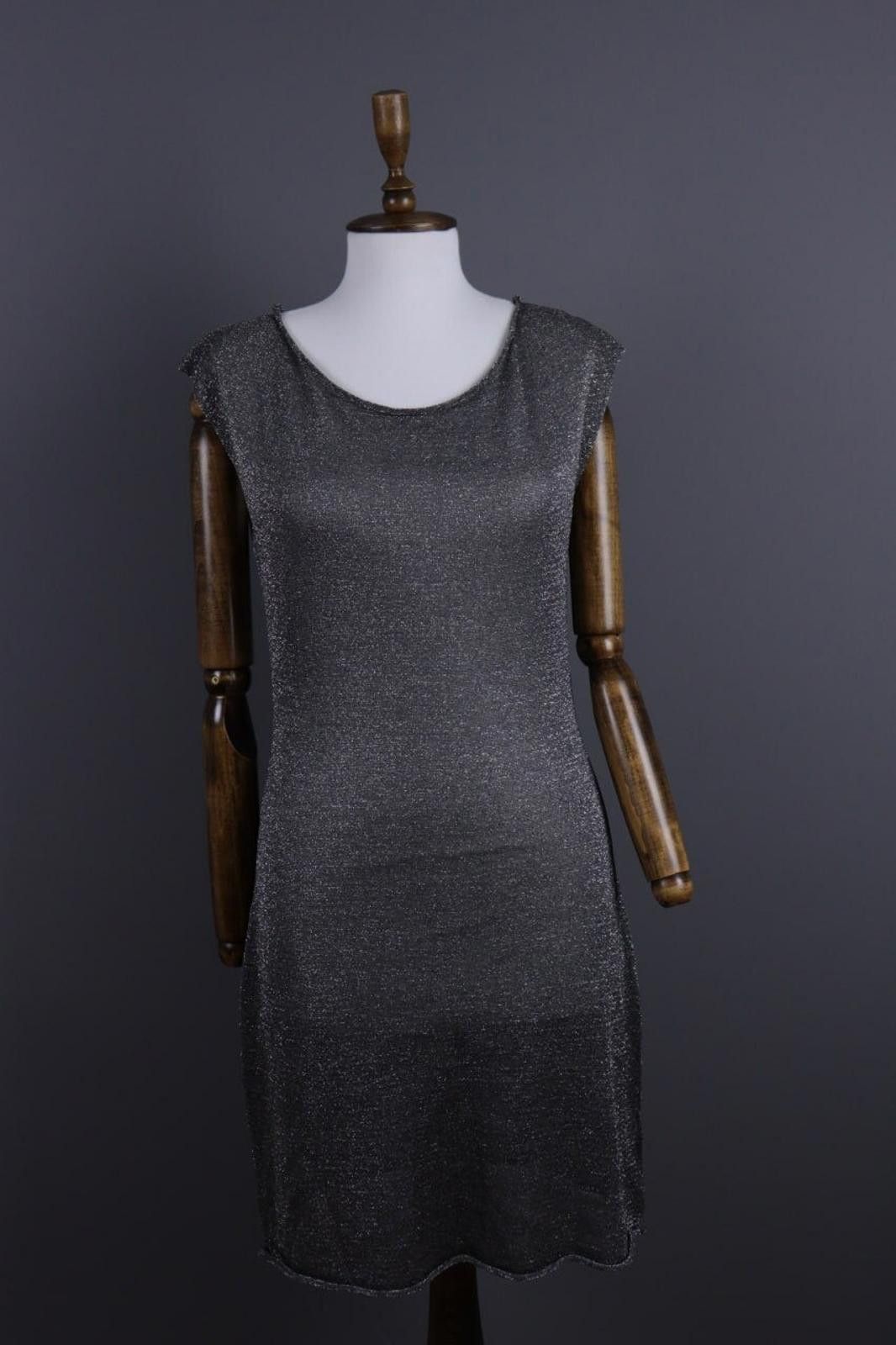 Sarah Pacini Gray Bodycon Evening Dress Size One Size