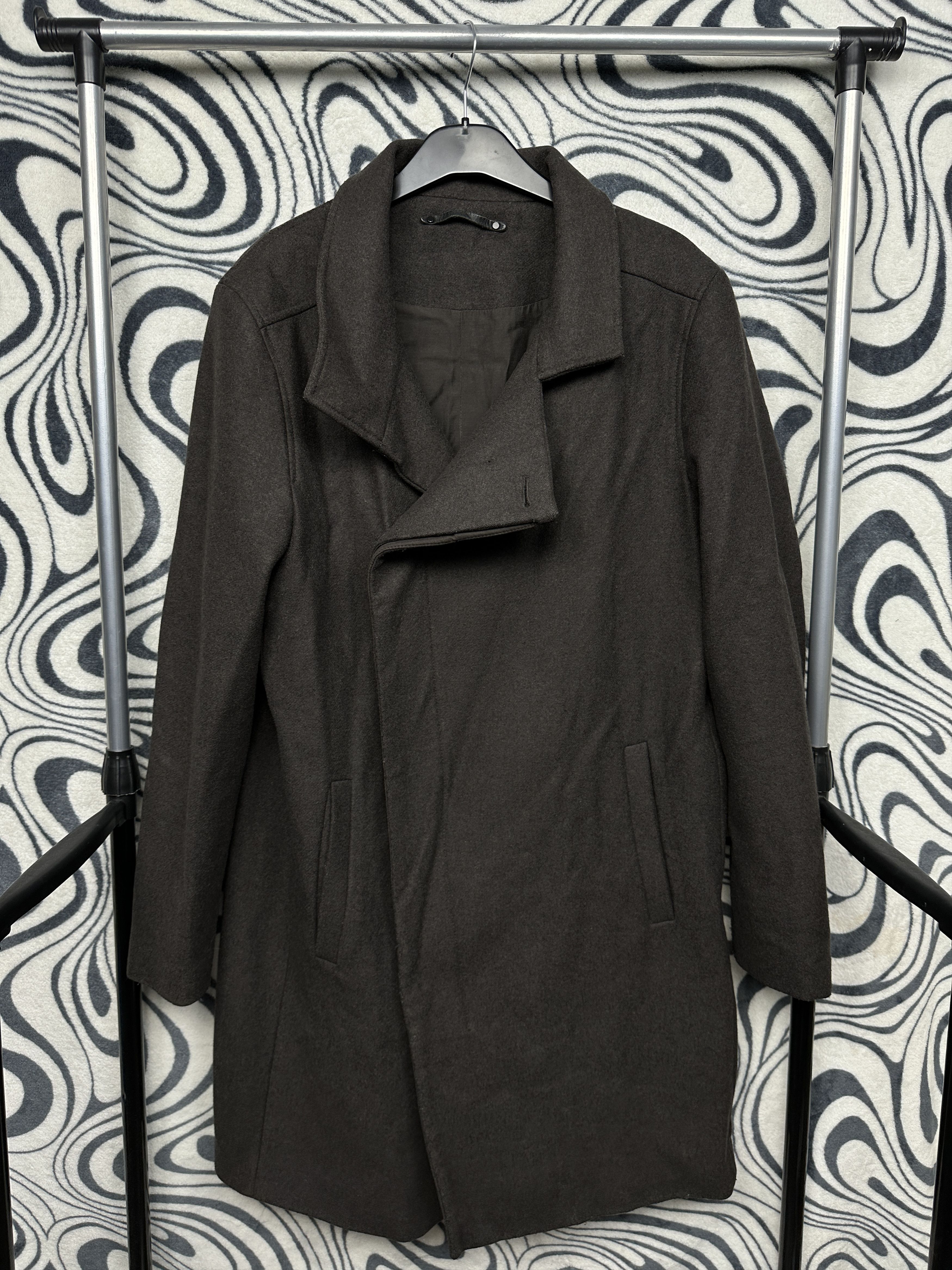 Allsaints Allsaints Mens Banner Wool Coat Jacket Size US L / EU 52-54 / 3 - 1 Thumbnail