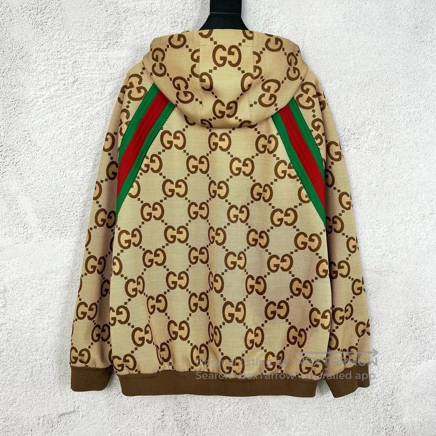 Gucci Guicci Sports jacket with full-print logo featuring red an Size US XXL / EU 58 / 5 - 2 Thumbnail