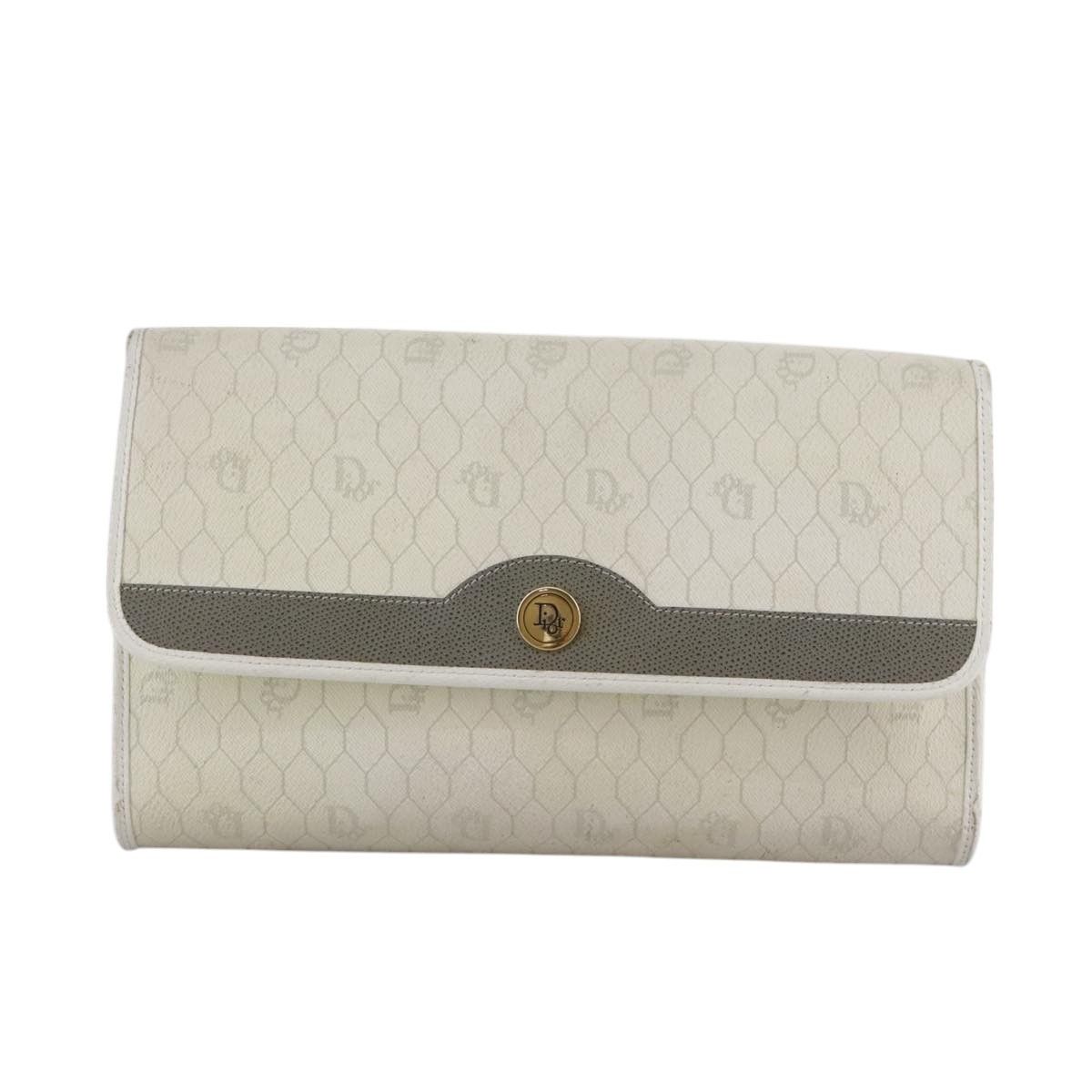 Dior Honeycomb White Canvas Shoulder Bag (Pre-Owned) Size ONE SIZE - 1 Thumbnail