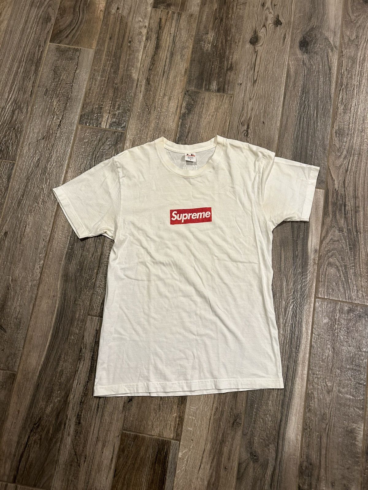 Supreme 20th anniversary box logo tee white clearance