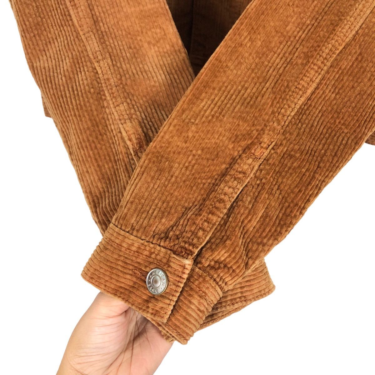 Japanese Brand 🔥American Holic Biker Corduroy Cropped Jacket Size US XS / EU 42 / 0 - 12 Thumbnail