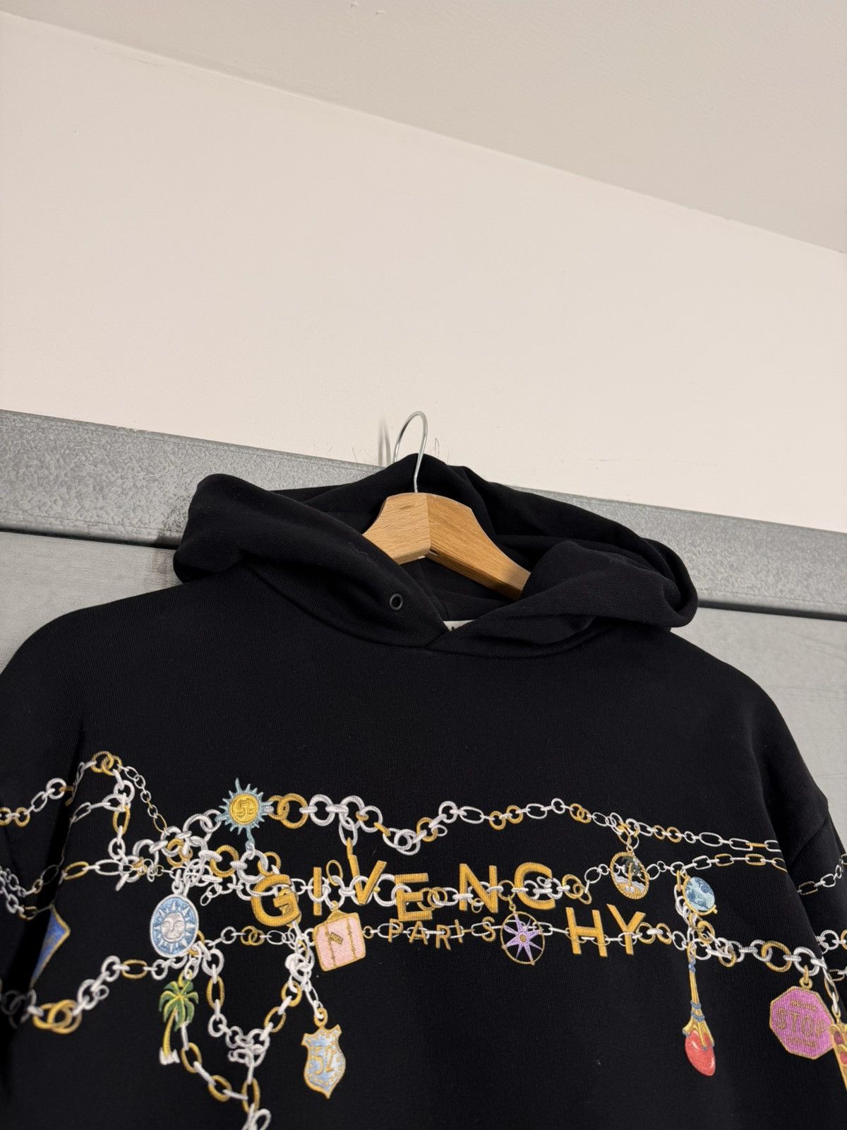 Givenchy Givenchy Dagger Chain Print Hoodie Size US XS / EU 42 / 0 - 5 Thumbnail