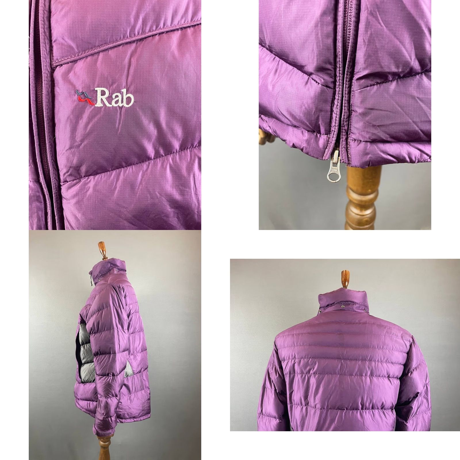 Rab Rab Jacket Puffer Women Size 44 Purple Polyamide Long Sleeve Full Zipper Size M / US 6-8 / IT 42-44 - 8 Thumbnail