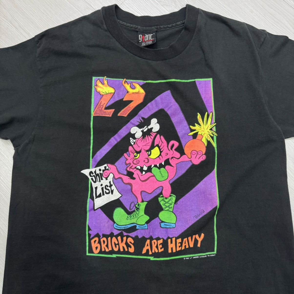 Nirvana Vintage L7 Nirvana Shirt 90’s Giant XL Size US XL / EU 56 / 4 - 4 Thumbnail