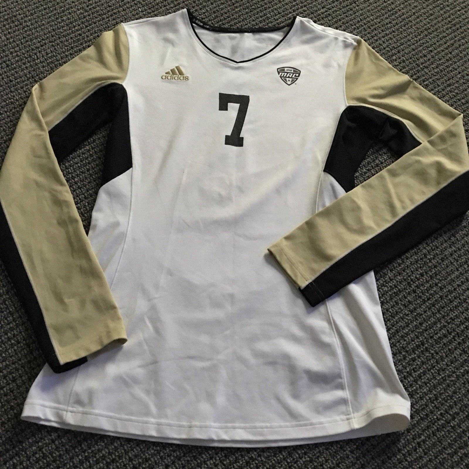 Adidas adidas W Michigan Broncos Womens Volleyball Jersey #7 Medium Size M / US 6-8 / IT 42-44 - 2 Thumbnail