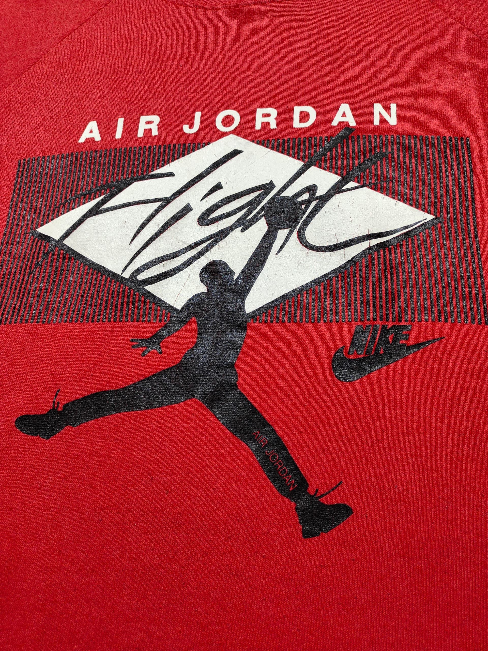 Fruit Of The Loom × Nike × Vintage VINTAGE FRUIT OF THE LOOM AIR JORDAN FLIGHT NIKE SWEATSHIRT Size US L / EU 52-54 / 3 - 3 Thumbnail