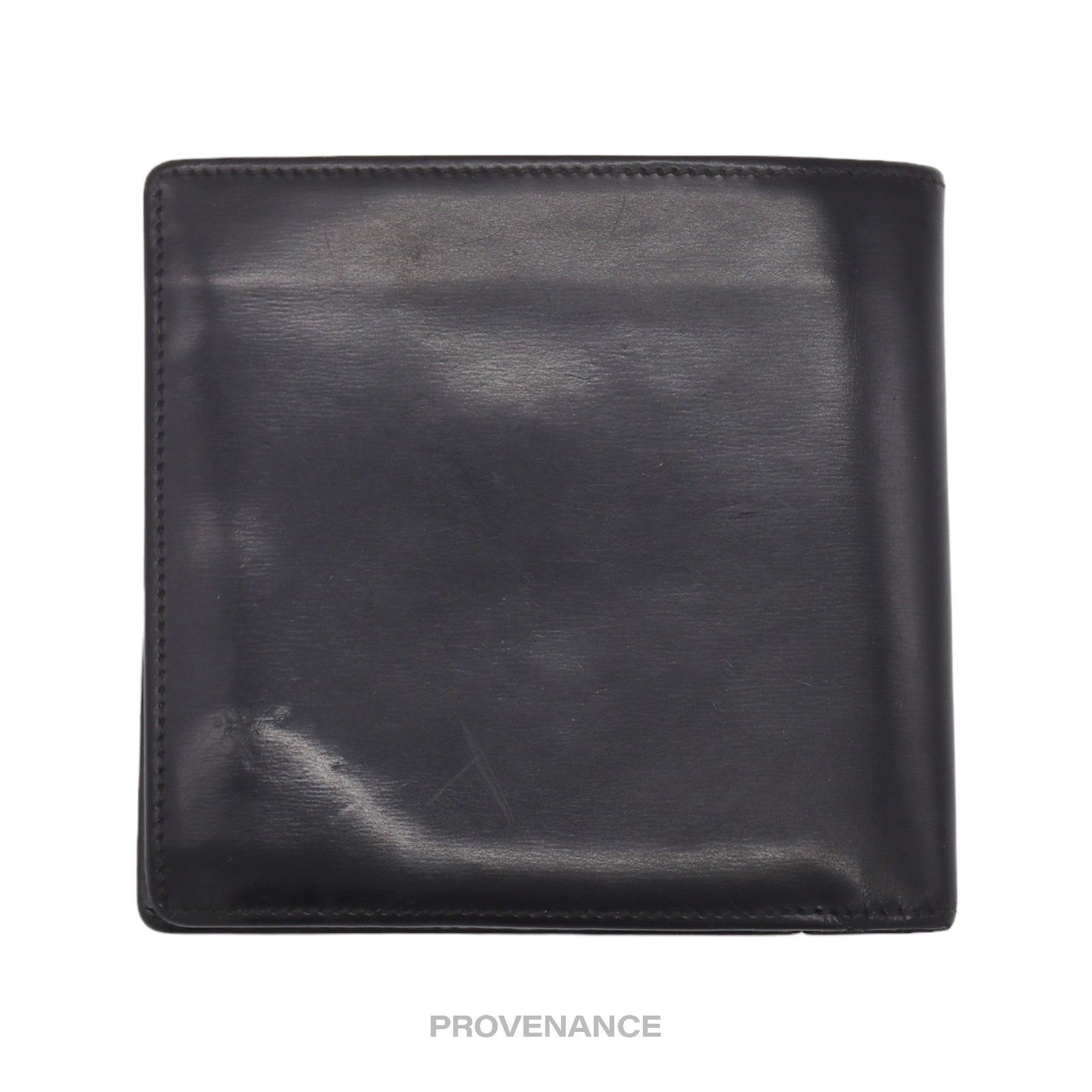 Cartier 🔴 Cartier Logo Bifold Wallet - Black Leather Size ONE SIZE - 2 Thumbnail