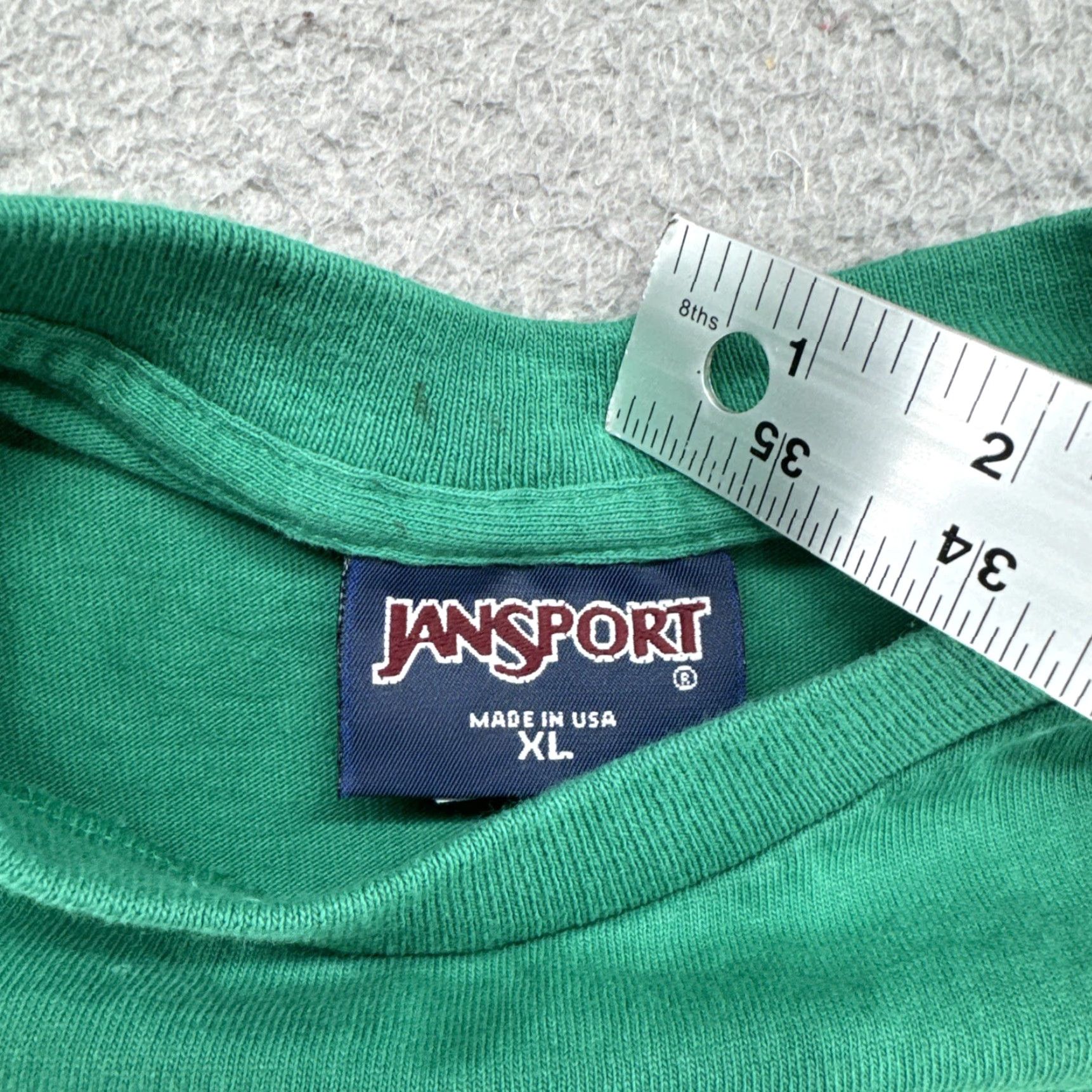 Jansport Vintage Brett Favre Never 4 Get Stadium View Bar Long Sleeve Shirt XL USA Made Mens Green Size US XL / EU 56 / 4 - 4 Thumbnail