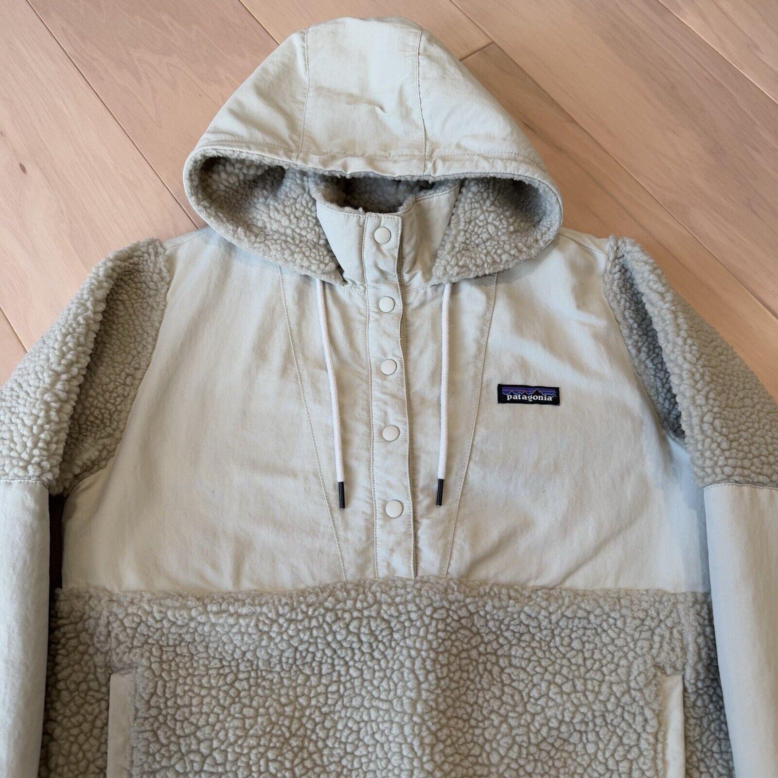 Patagonia Patagonia Shelled Retro X Pullover Women's Small Beige Size S / US 4 / IT 40 - 3 Thumbnail