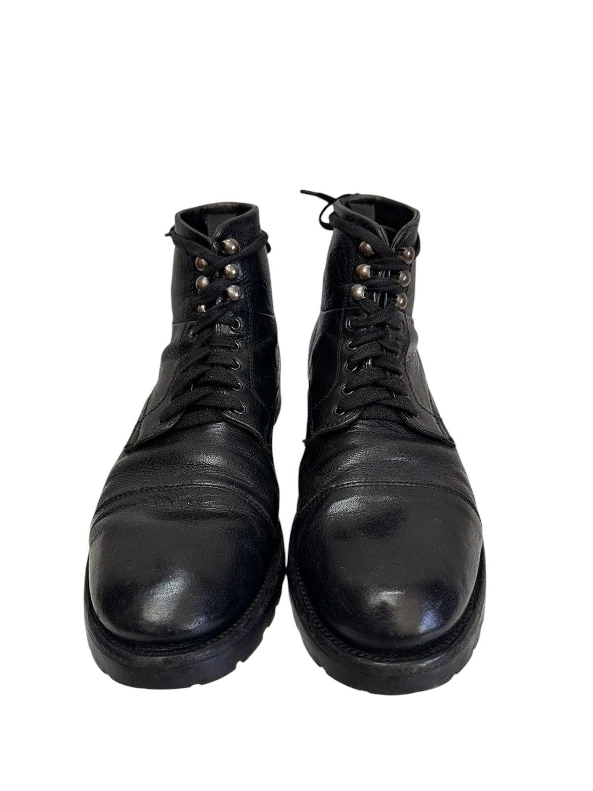 Vintage Leather AS 98 STYLE AVANT-GARDE Boots BROGUE Guidi Size US 8 / EU 41 - 3 Thumbnail