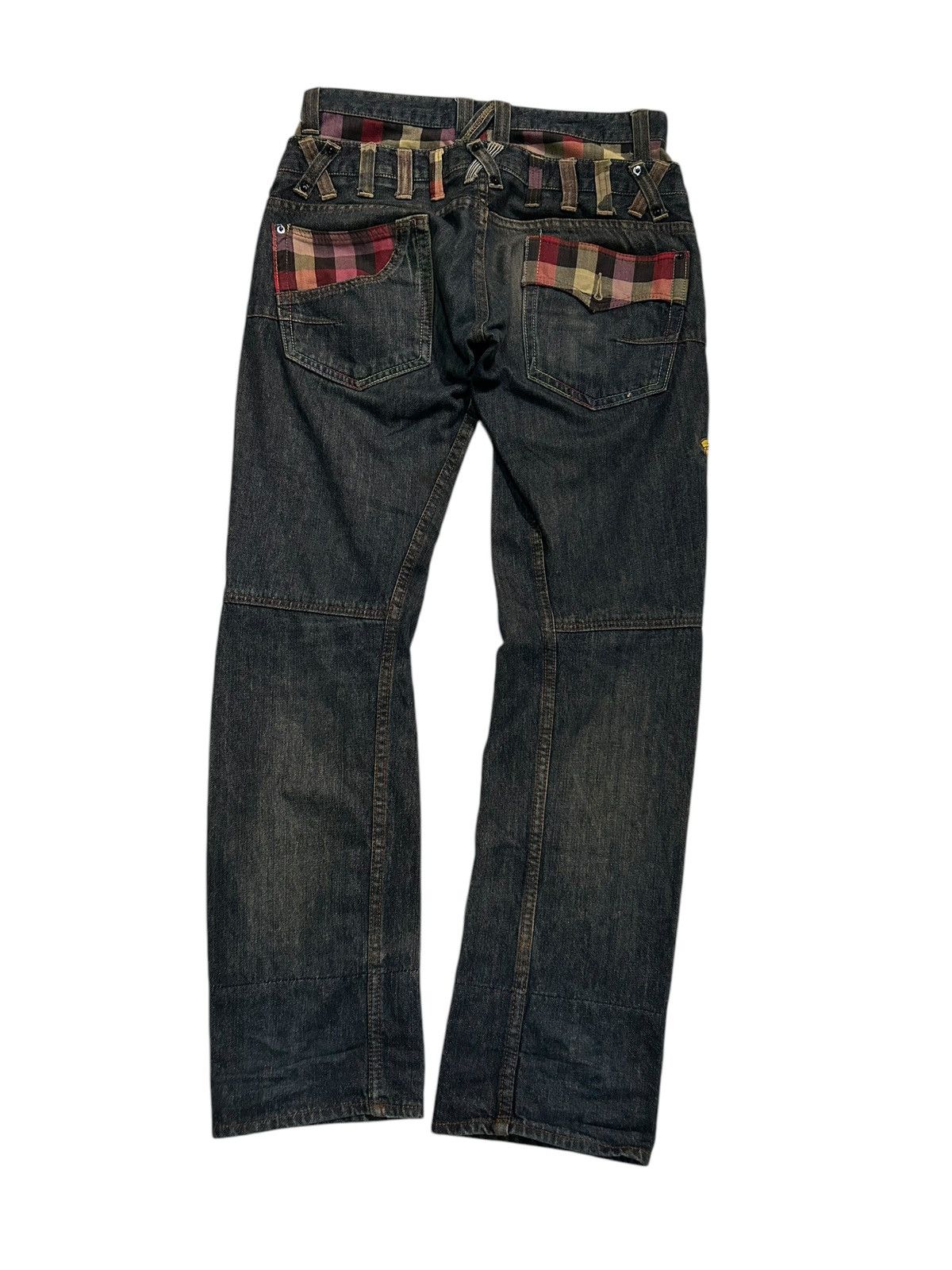 Japanese Brand × Kapital × Vintage Double Waist Dominate Japanese Punk Style Denim Jeans Size US 31 - 9 Thumbnail