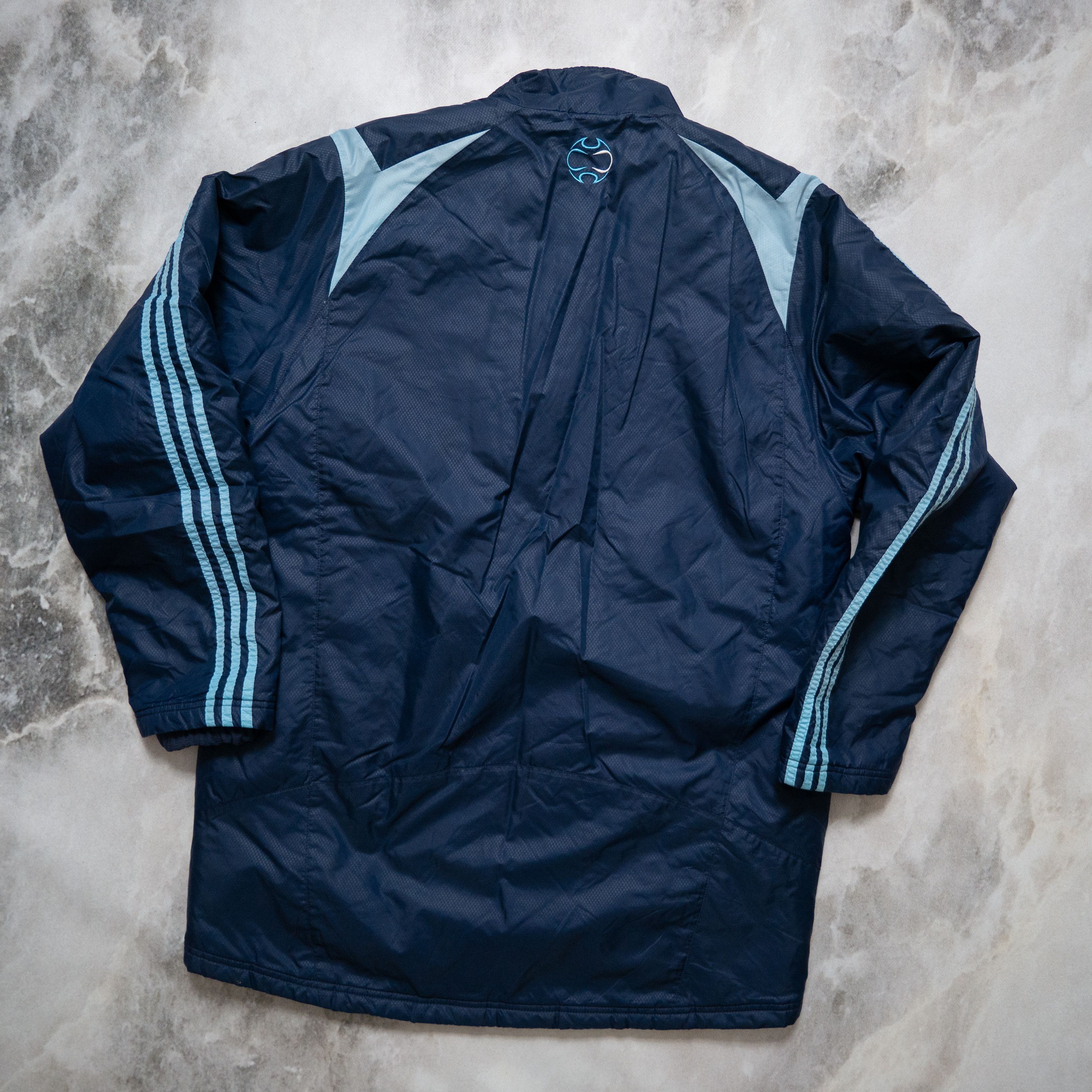 Adidas × Vintage Vintage Adidas Olympique Marseille Y2K Insulated Coat Jacket Size US M / EU 48-50 / 2 - 2 Thumbnail