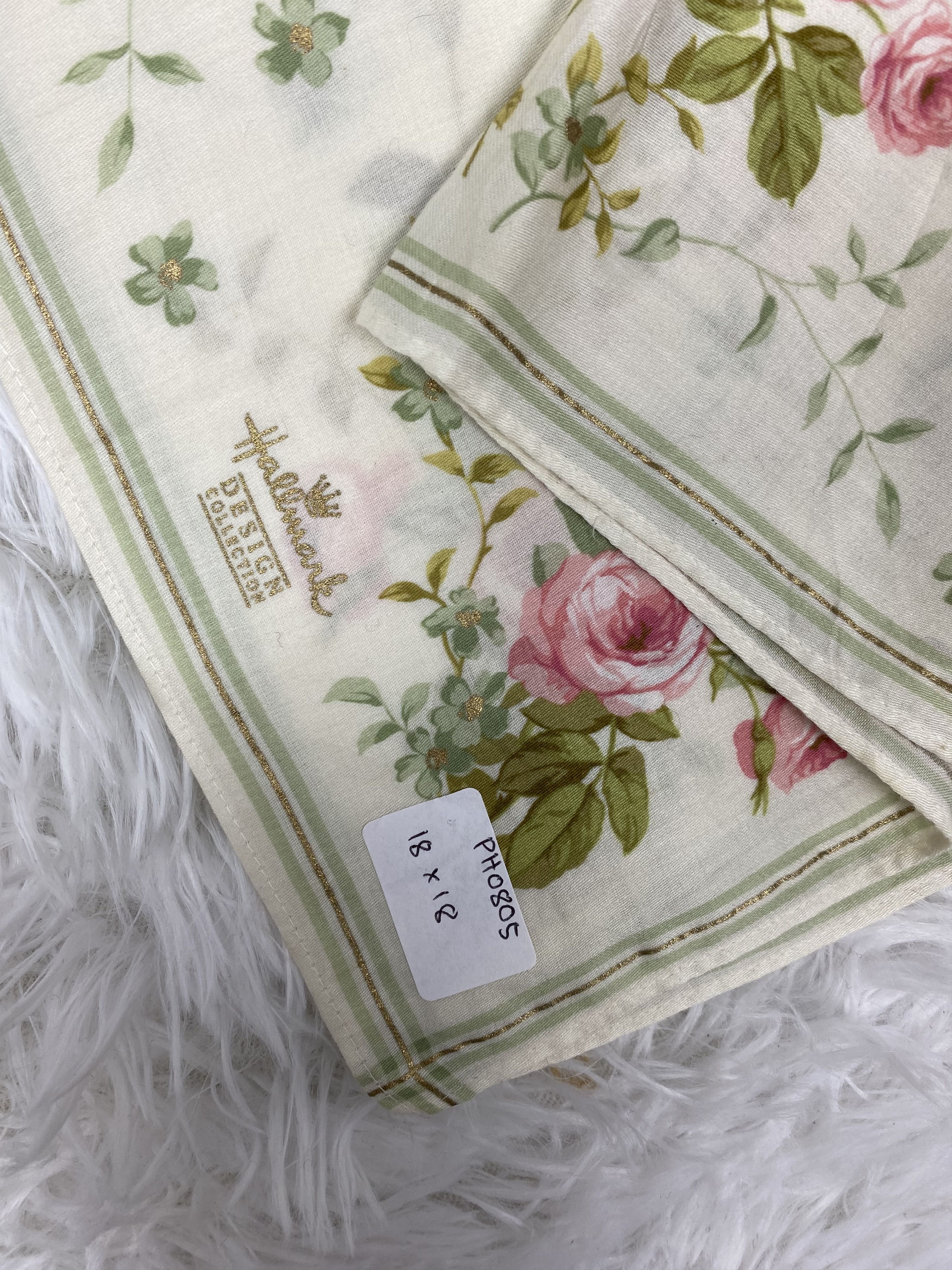 Designer × Vintage Vintage Hallmark Handkerchief Neckerchief PH0805 Size ONE SIZE - 2 Thumbnail