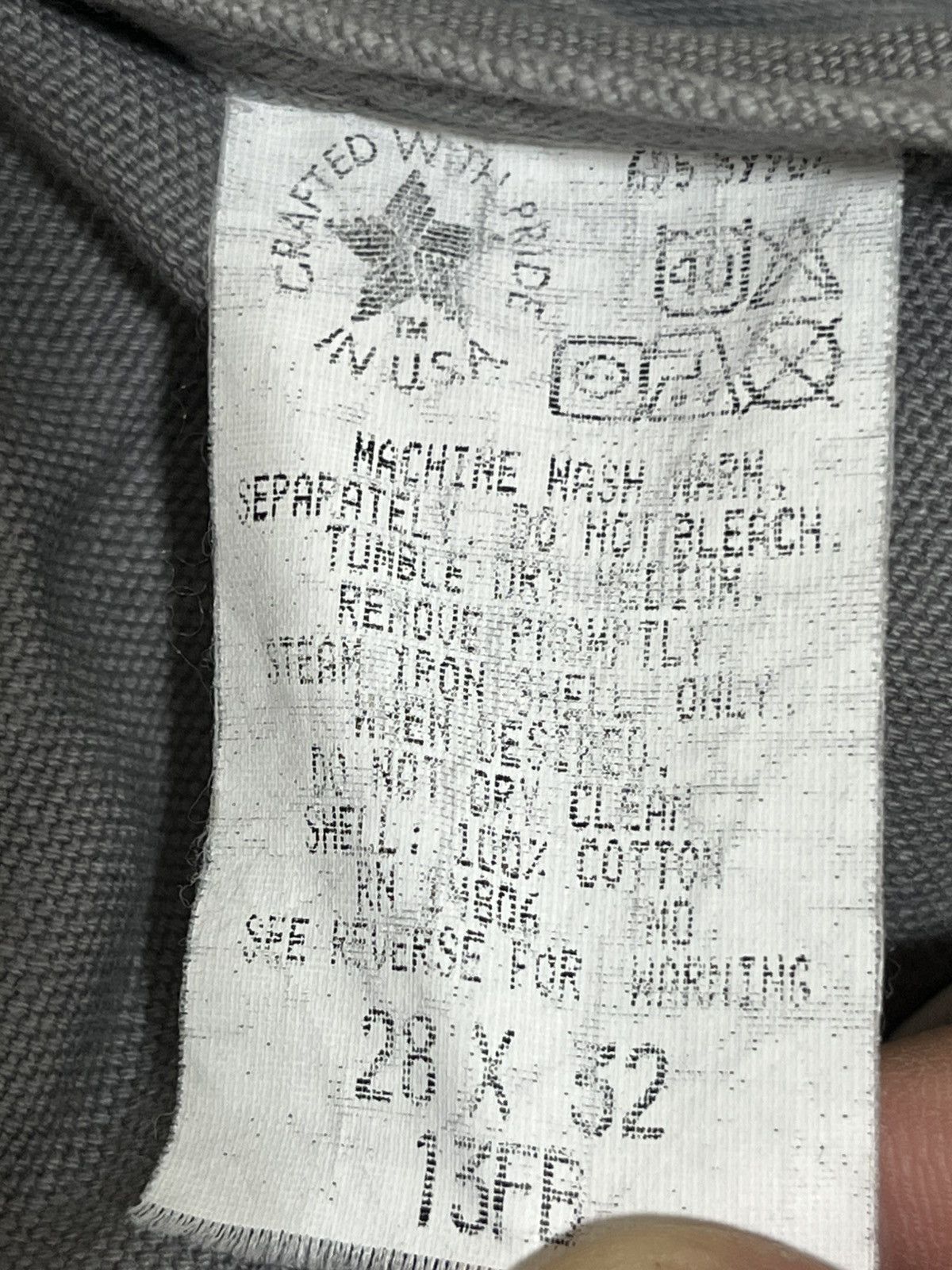 Carhartt Vintage 90s Carhartt Duck Bib Overalls Graphite Made in USA Size US 28 / EU 44 - 5 Thumbnail