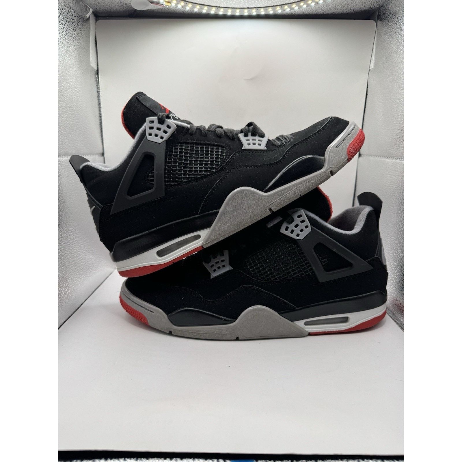 Jordan Brand Nike Air Jordan 4 Retro Bred 4s Size 9 Og all | Grailed